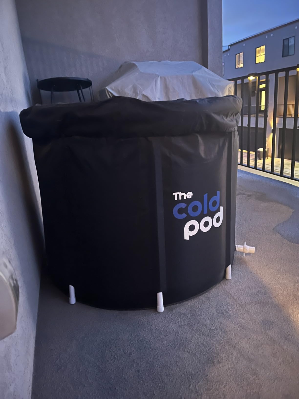The Cold Pod Ice Bath Tub for Athletes XL: Cold Plunge Tub Outdoor with Cover,116 Gallons Portable Ice Bath Cold Water Therapy Plunge Pool,Large Ice Tub for Cold Dippers at Home customer photo 2