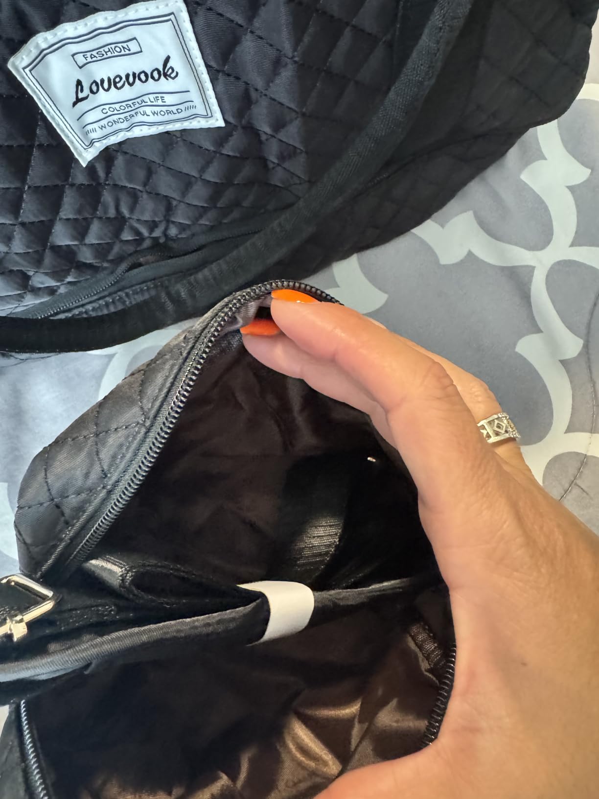 LOVEVOOK Travel Duffle Bag,Weekender Bags for Women with Shoe Compartment customer photo 1