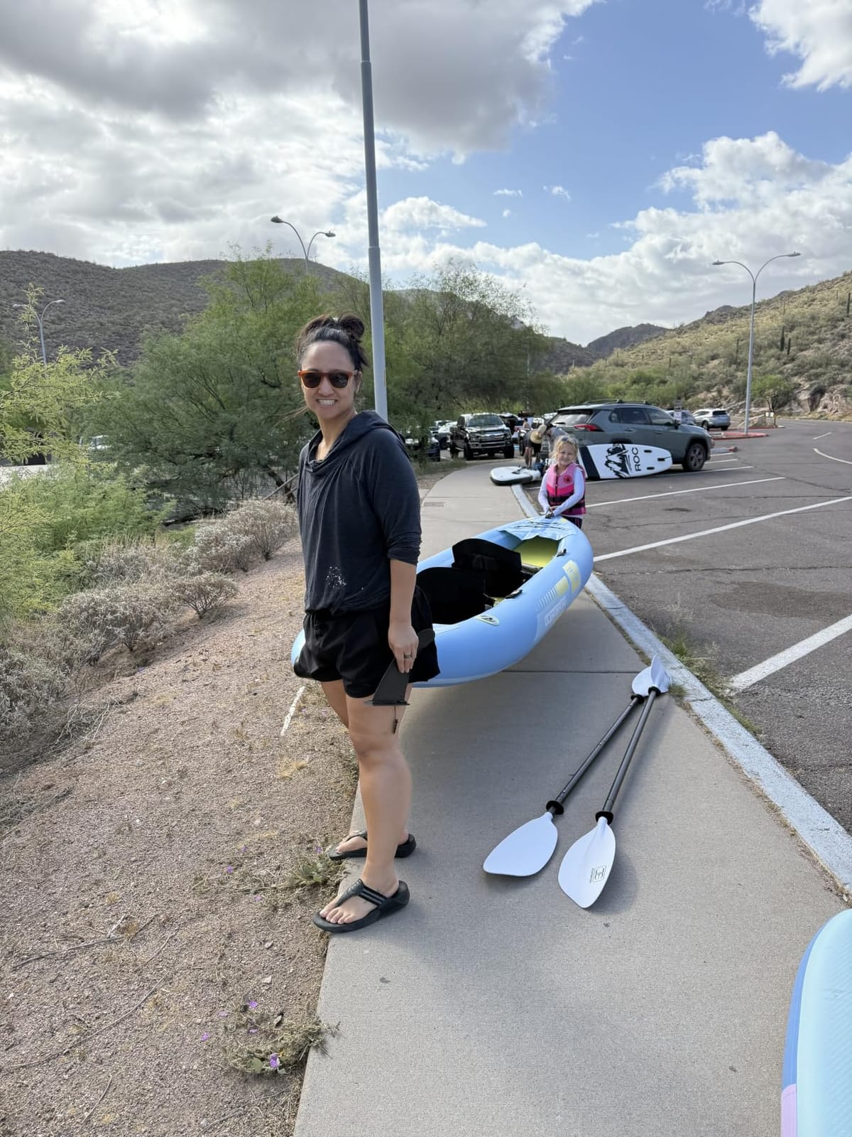 OCEANBROAD Inflatable Sit-in Kayak(NO HIN), 1 Person/2 Person Touring Kayak customer photo 1