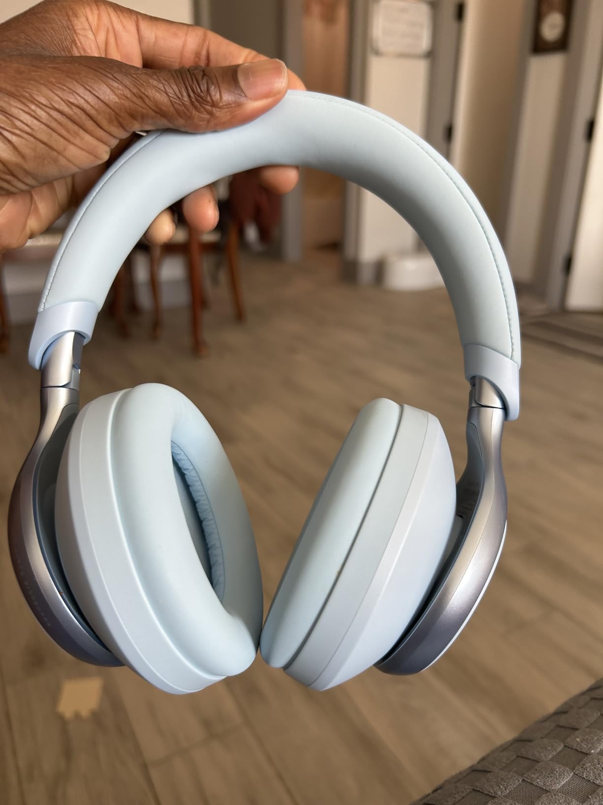 Soundcore Anker Space One ANC Over-Ear Headphones, Voice Reduction | Active Noise Cancelling, Comfortable Fit, Bluetooth, 40H ANC Playtime, App Control, LDAC Hi-Res, 3 Mics with AI, Travel-Ready customer photo 2