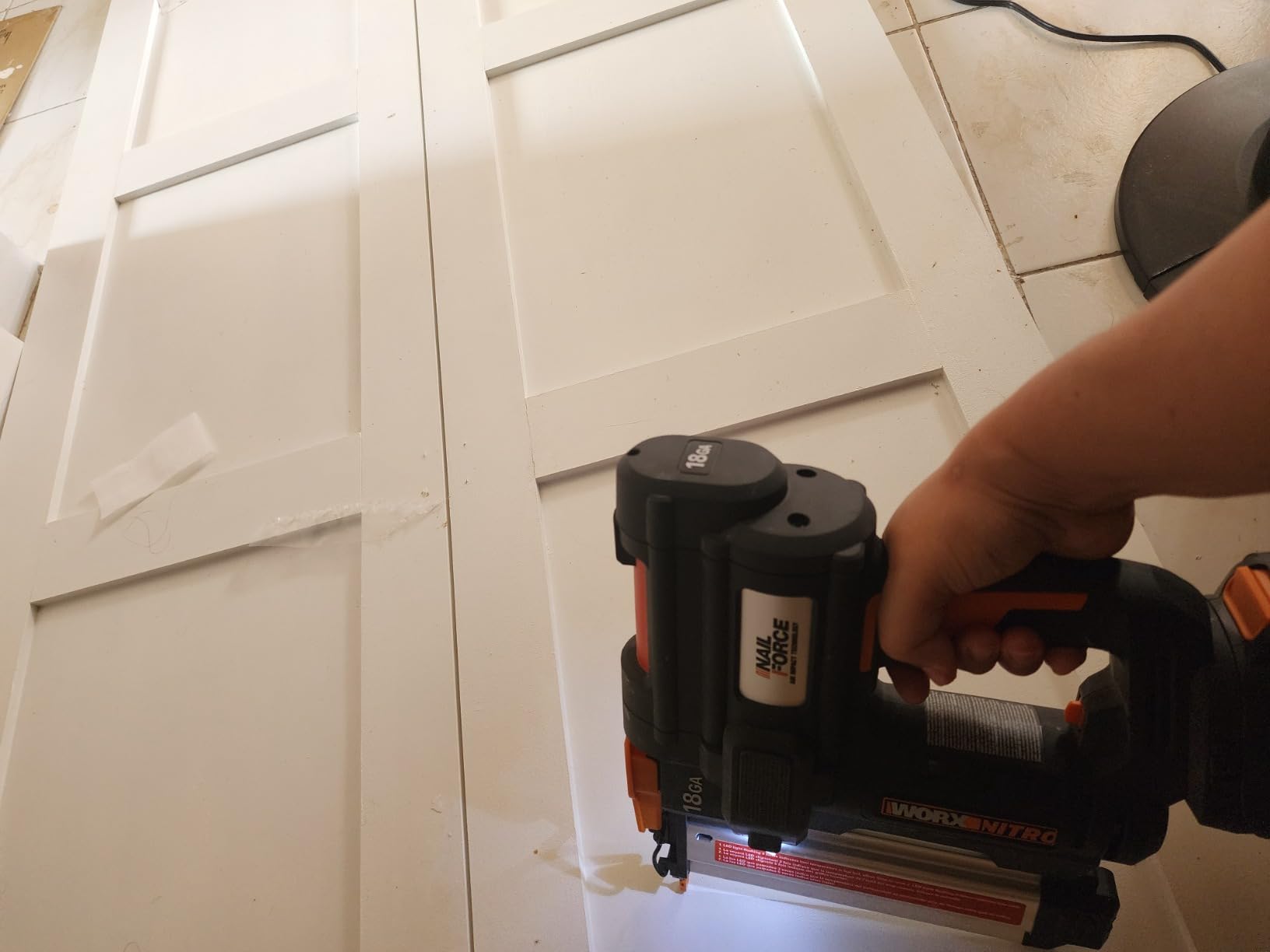 WORX Cordless Brad Nailer, 20V 18GA Nail Gun, WX842L customer photo 2