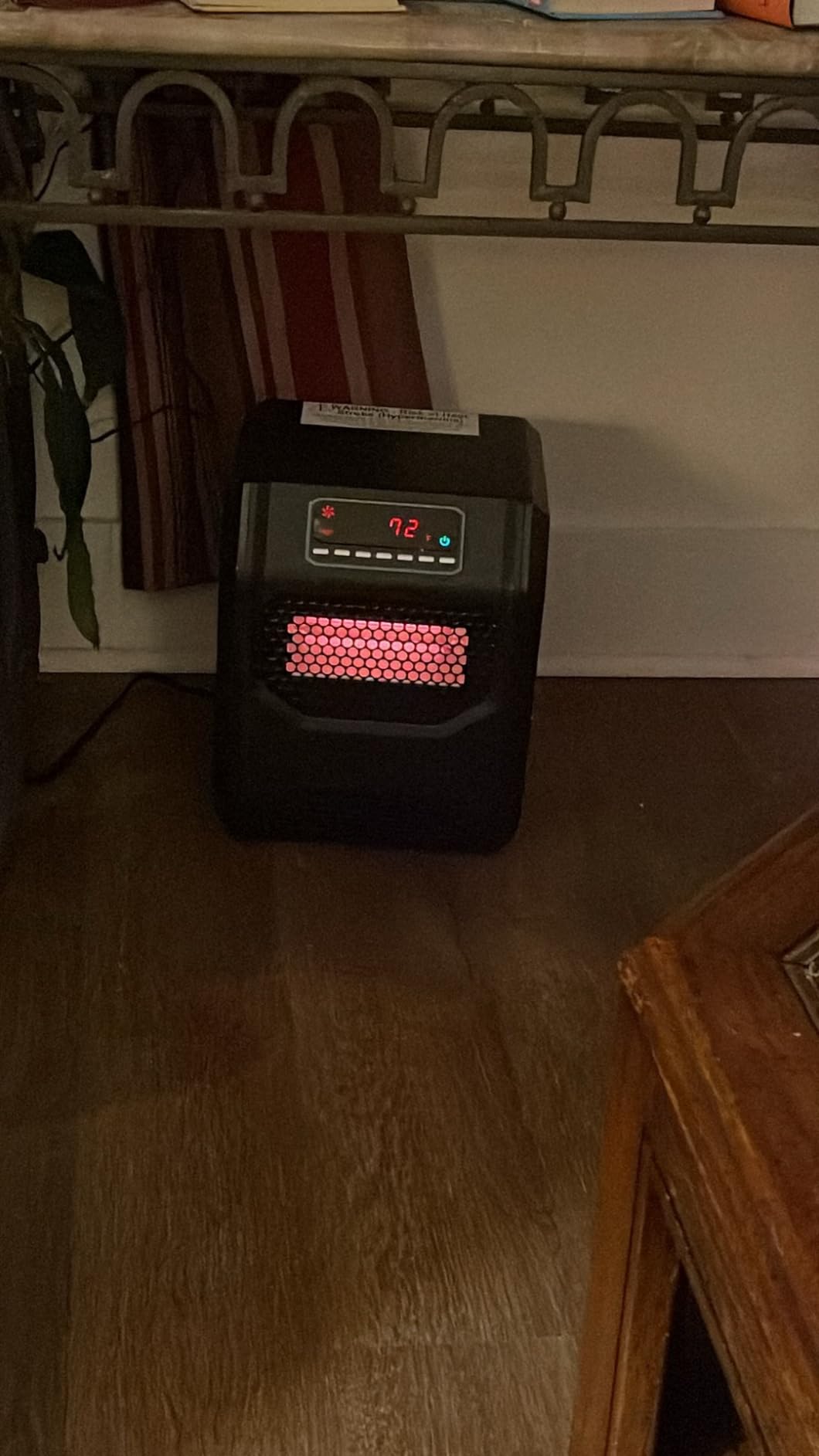Infrared Space Heater 3 Mode 1500W Electric heater for Indoor Use customer photo 2