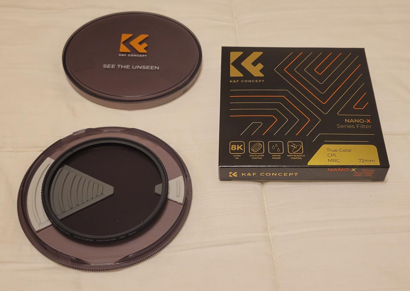 K&F CONCEPT 77mm True Color Circular Polarizing Filter 28 Multi-Coated CPL customer photo 2