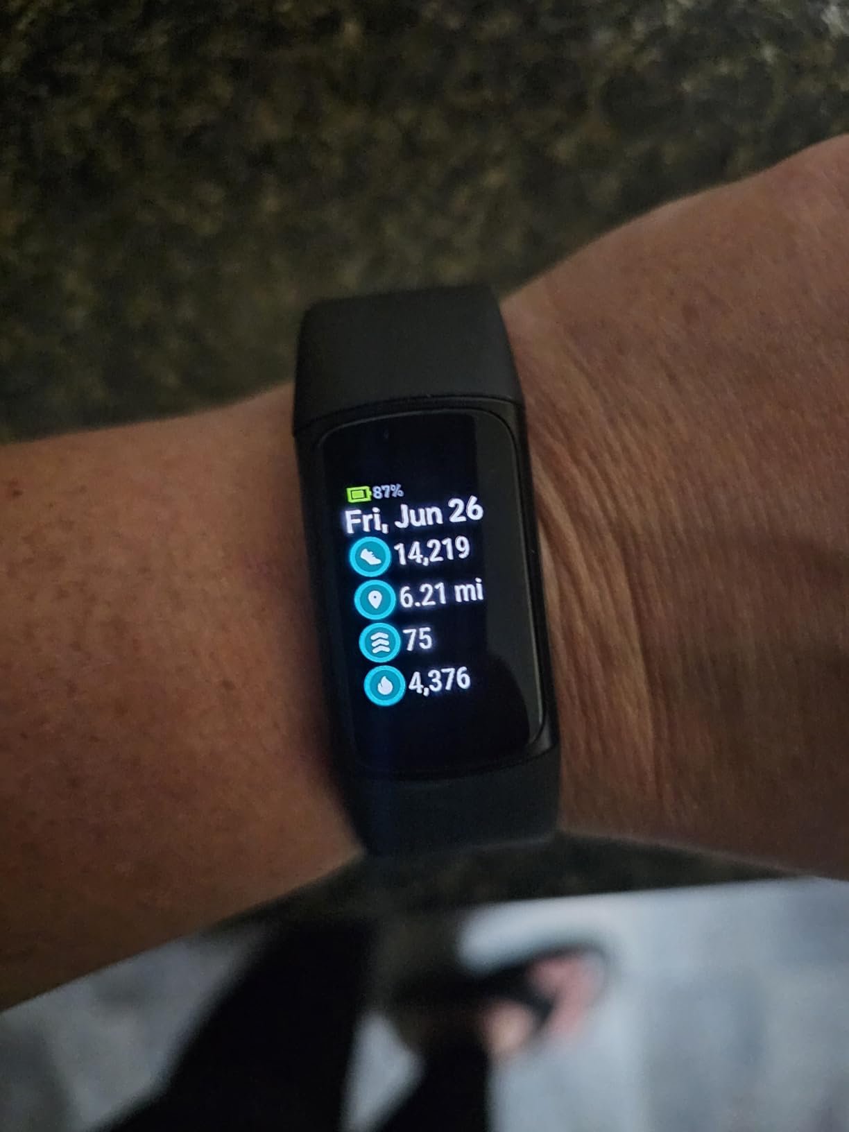 Google Fitbit Charge 6 - Fitness Tracker - Obsidian/Black | Google apps, heart rate on exercise equipment, 3-month Google Health Premium membership included, small and large bands customer photo 2