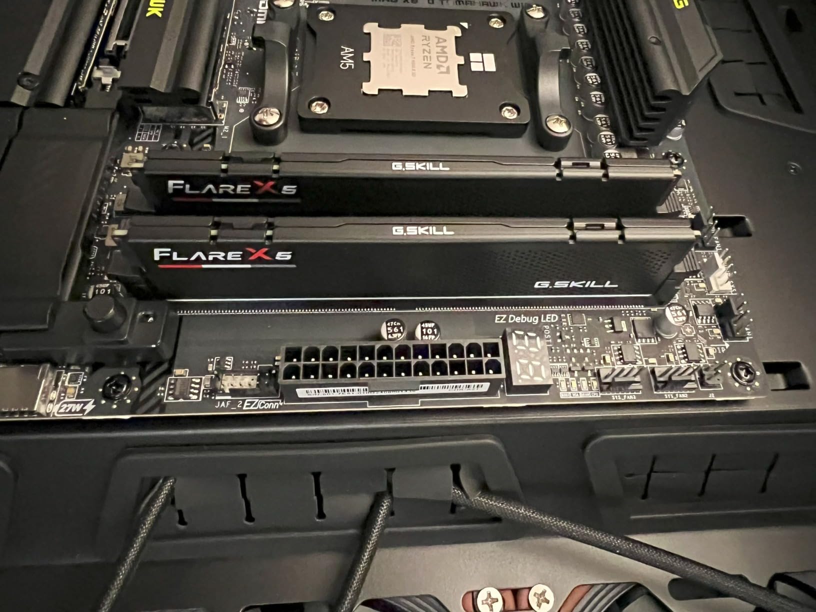 G.SKILL Flare X5 Series DDR5 RAM (AMD EXPO) 64GB (2x32GB) Up to 6000MT/s* CL30-40-40-96 1.40V Desktop Computer Memory U-DIMM - Matte Black (F5-6000J3040G32GX2-FX5) customer photo 1