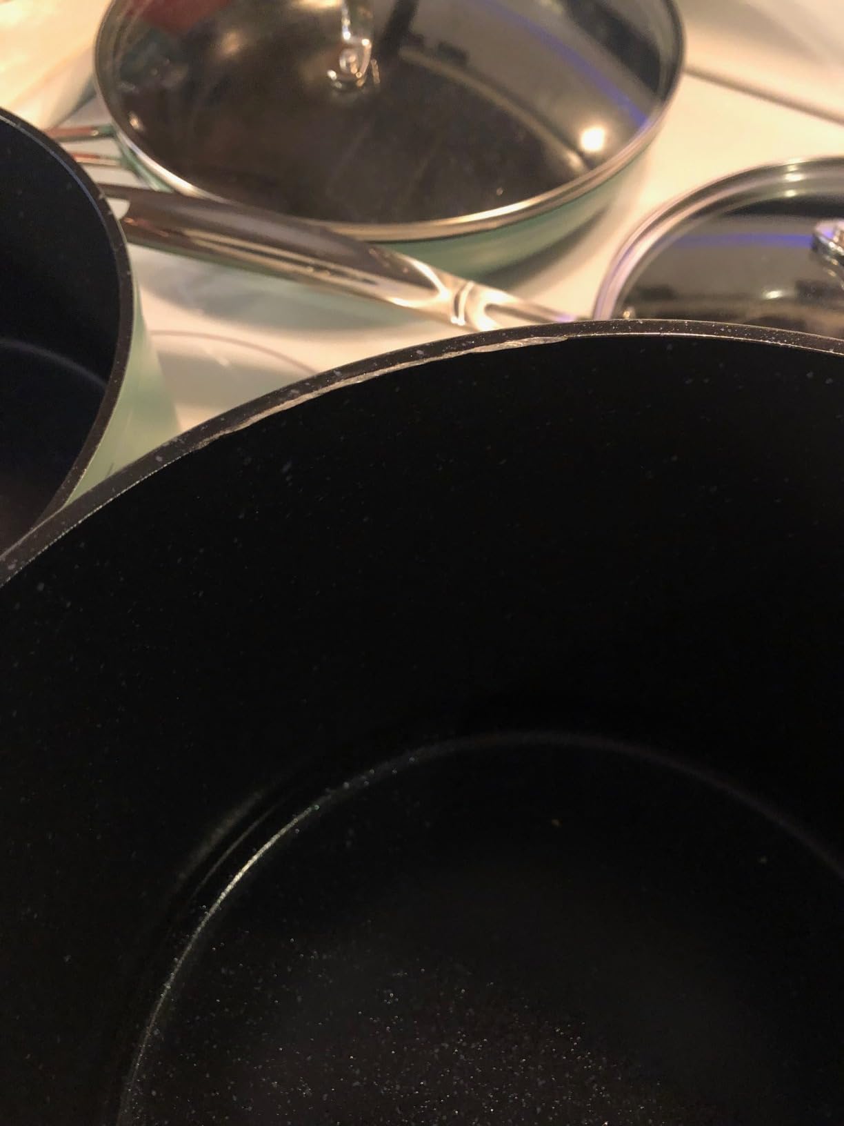 Nuwave Healthy Duralon Blue Ceramic Nonstick Cookware Set, PFAS Free customer photo 2