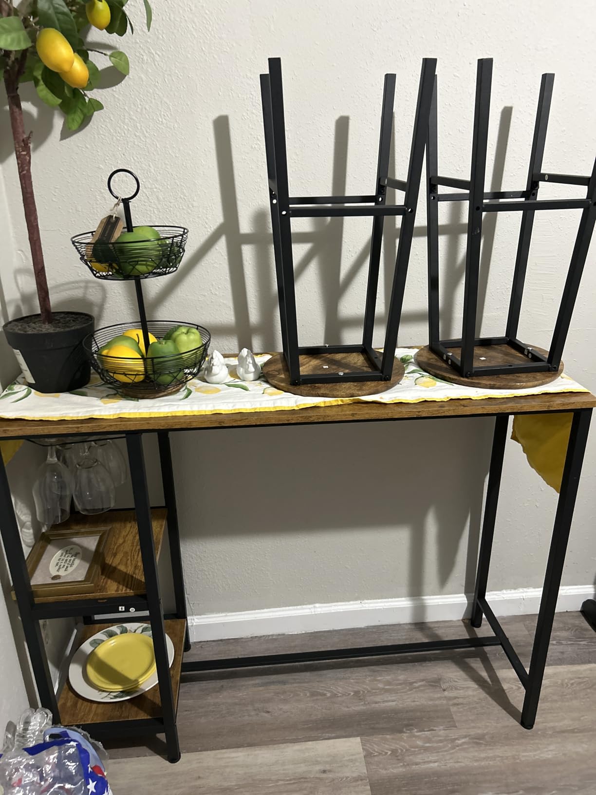 Qsun 3-Piece Bar Table Set for 2 customer photo 1