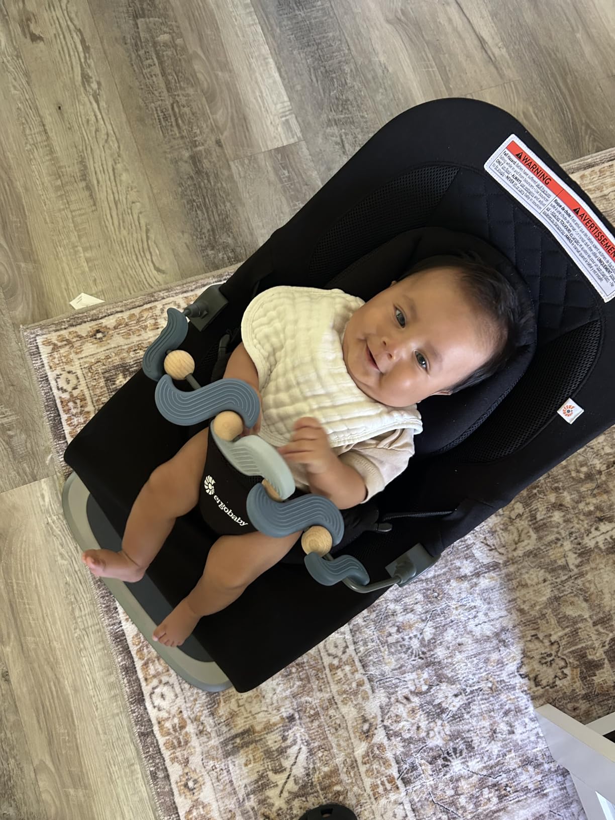 Ergobaby Evolve 3-in-1 Bouncer Seat for Babies and Toddlers 5.5-25 lbs customer photo 2