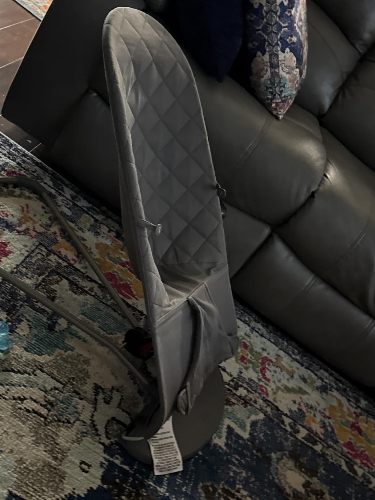 BabyBjörn Bouncer Bliss, Sand Gray, Woven, Classic Quilt | 2-in-1 Adjustable Baby Bouncer Seat and Toddler Chair, Newborn to Toddler (8-29 lbs), 4 Positions, Lightweight & Portable customer photo 1