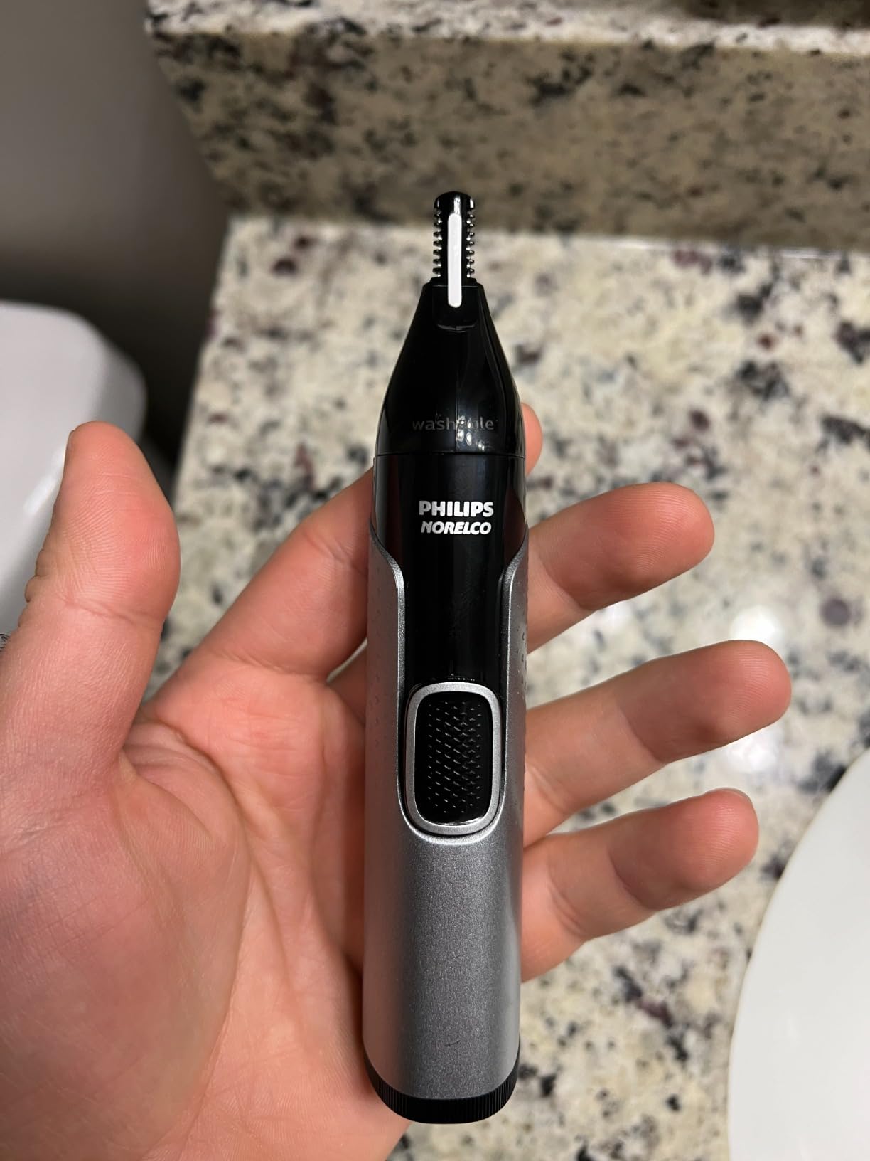 Norelco Philips Nose Trimmer 5000 for Nose, Ears, Eyebrows & Details customer photo 1