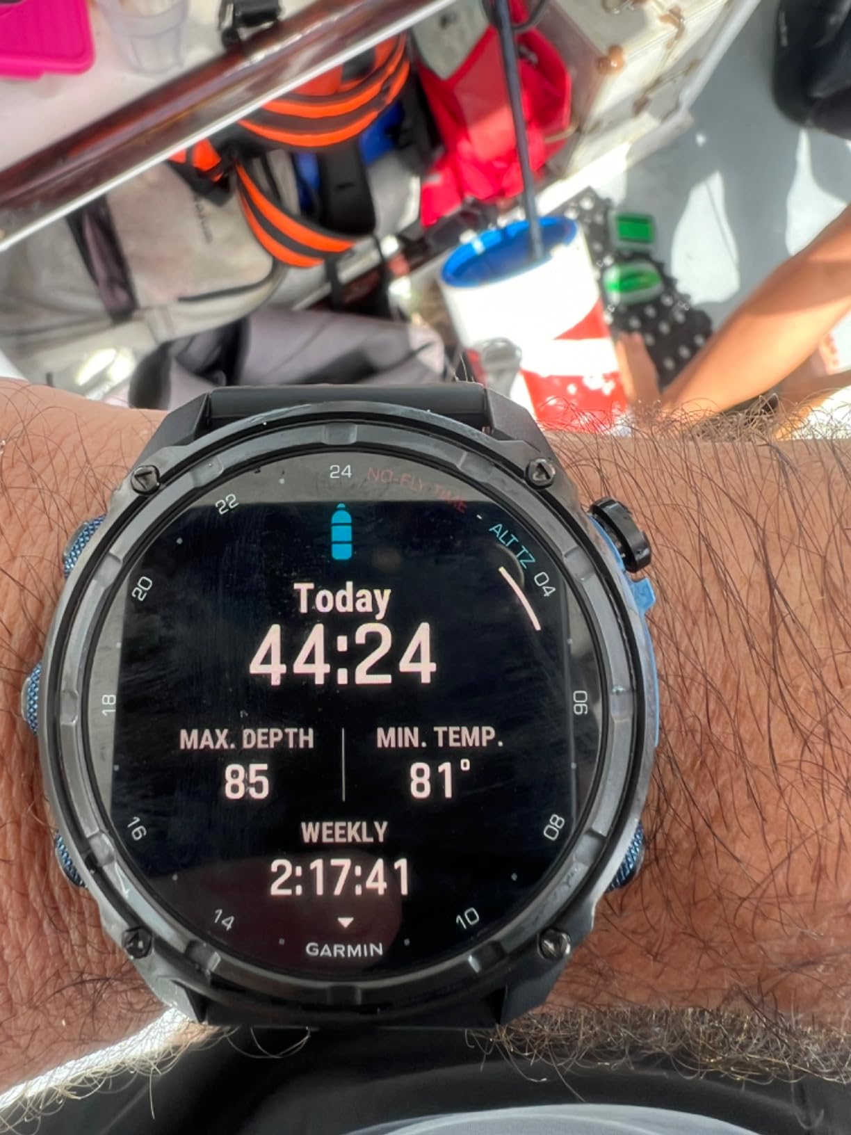 Garmin Descent™ Mk3i, Watch-Style Dive Computer, 51mm, Black | Subwave Sonar Networking, Multiple Dive Modes, Dive Focused Design, Dive Readiness Tool, Built-In Flashlight, Dive Log customer photo 1
