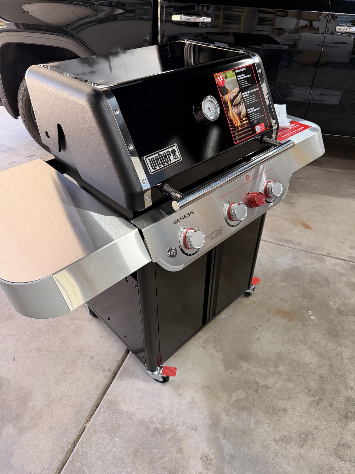 Weber® Genesis E-325 Gas Grill, Outdoor Cooking, Propane Grill, Black customer photo 2