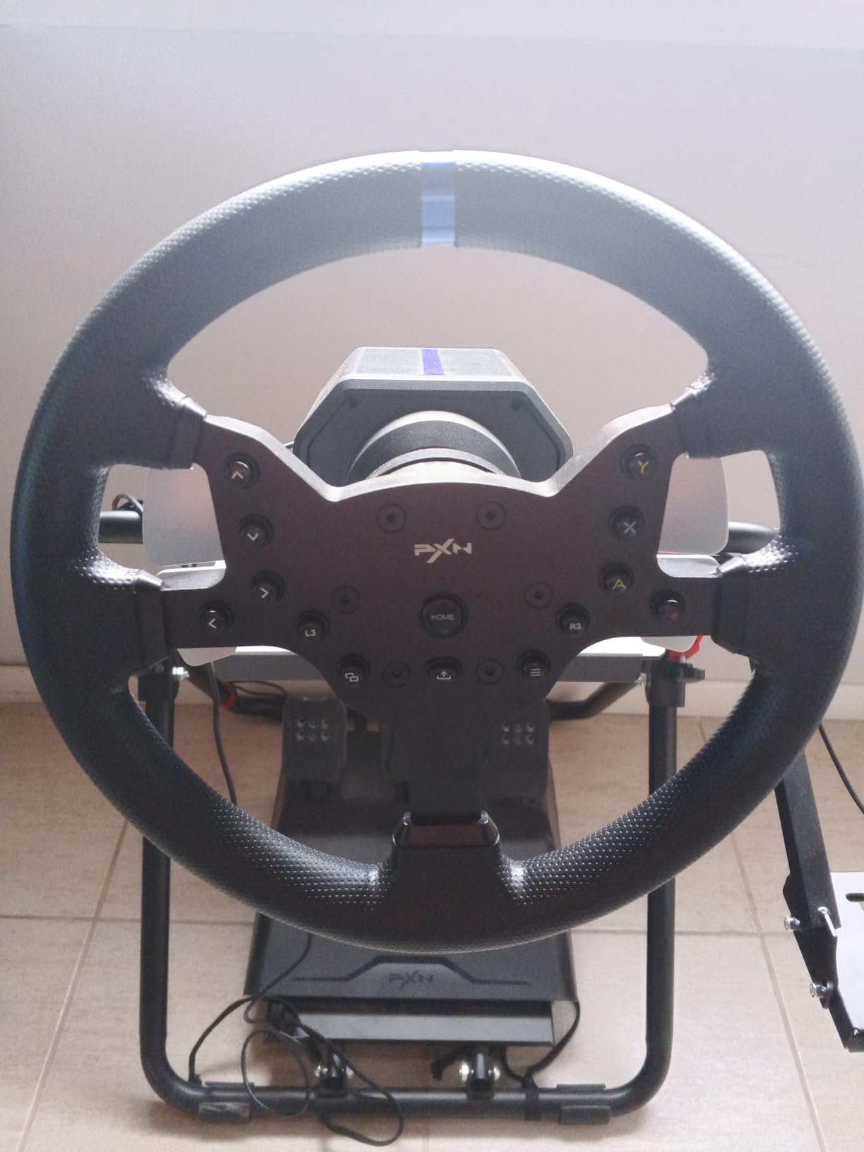 PXN V99 Force Feedback Racing Wheel, with Pedals and Shifter | Detachable 270°/900° Steering Wheel, Hall Pedals & H-Shifter - for PC, Xbox Series X|S, Xbox One, and PS4 customer photo 2