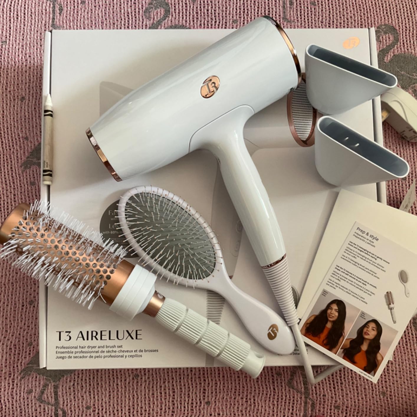 T3 AireLuxe Ionic Hair Dryer and Styling Set, Professional Blow Dryer customer photo 1