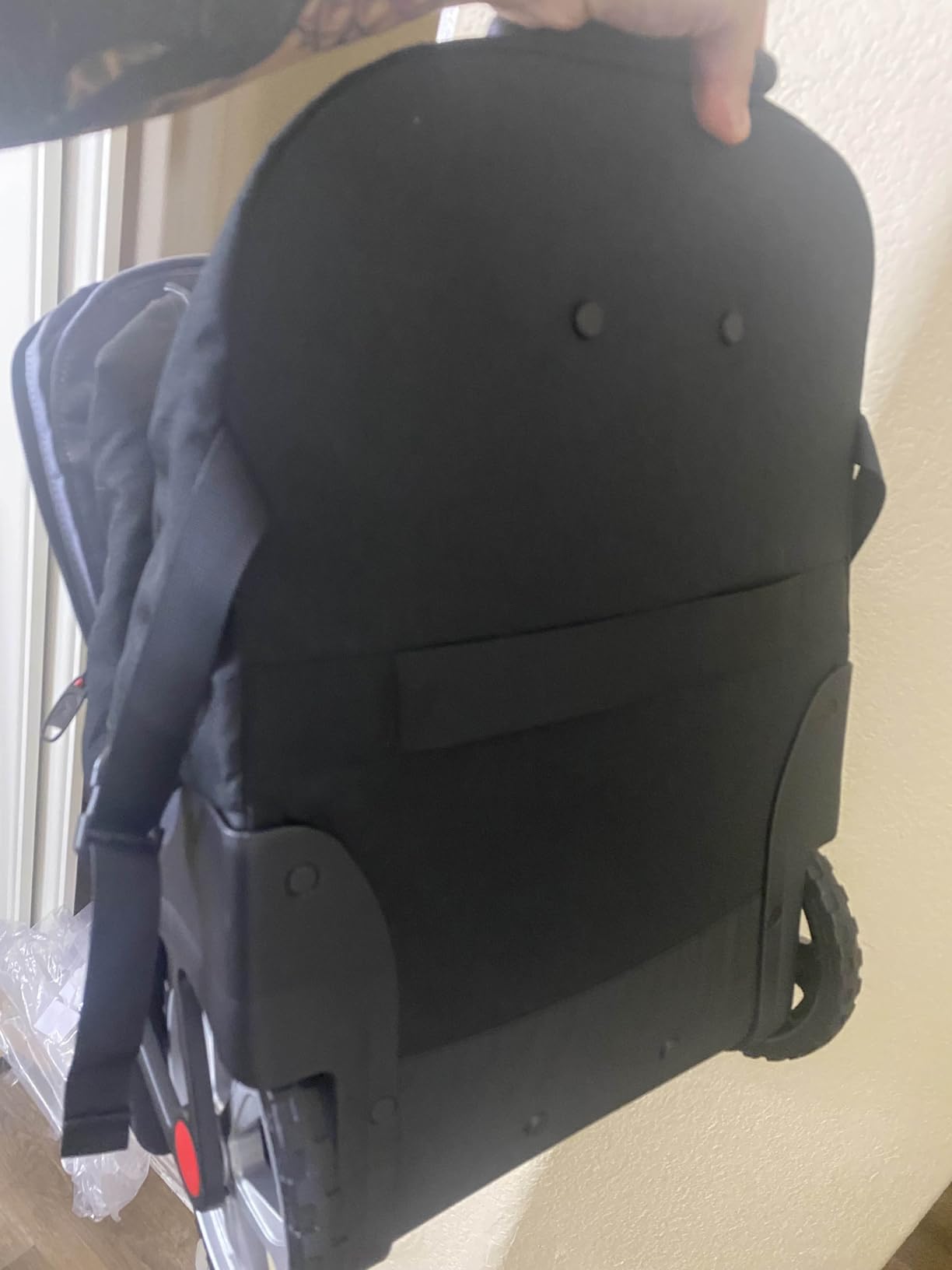 MATEIN Rolling Bag with Wheels, 17 Inch Laptop Roller Backpack for Adults customer photo 1