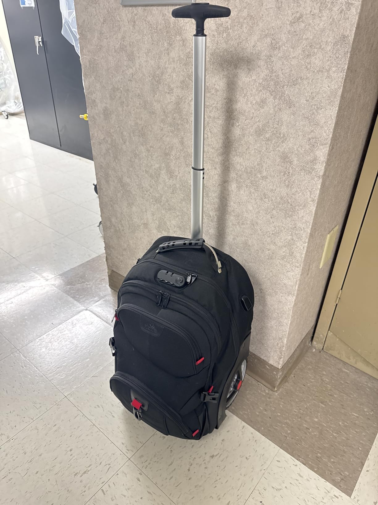 MATEIN Rolling Bag with Wheels, 17 Inch Laptop Roller Backpack for Adults customer photo 2