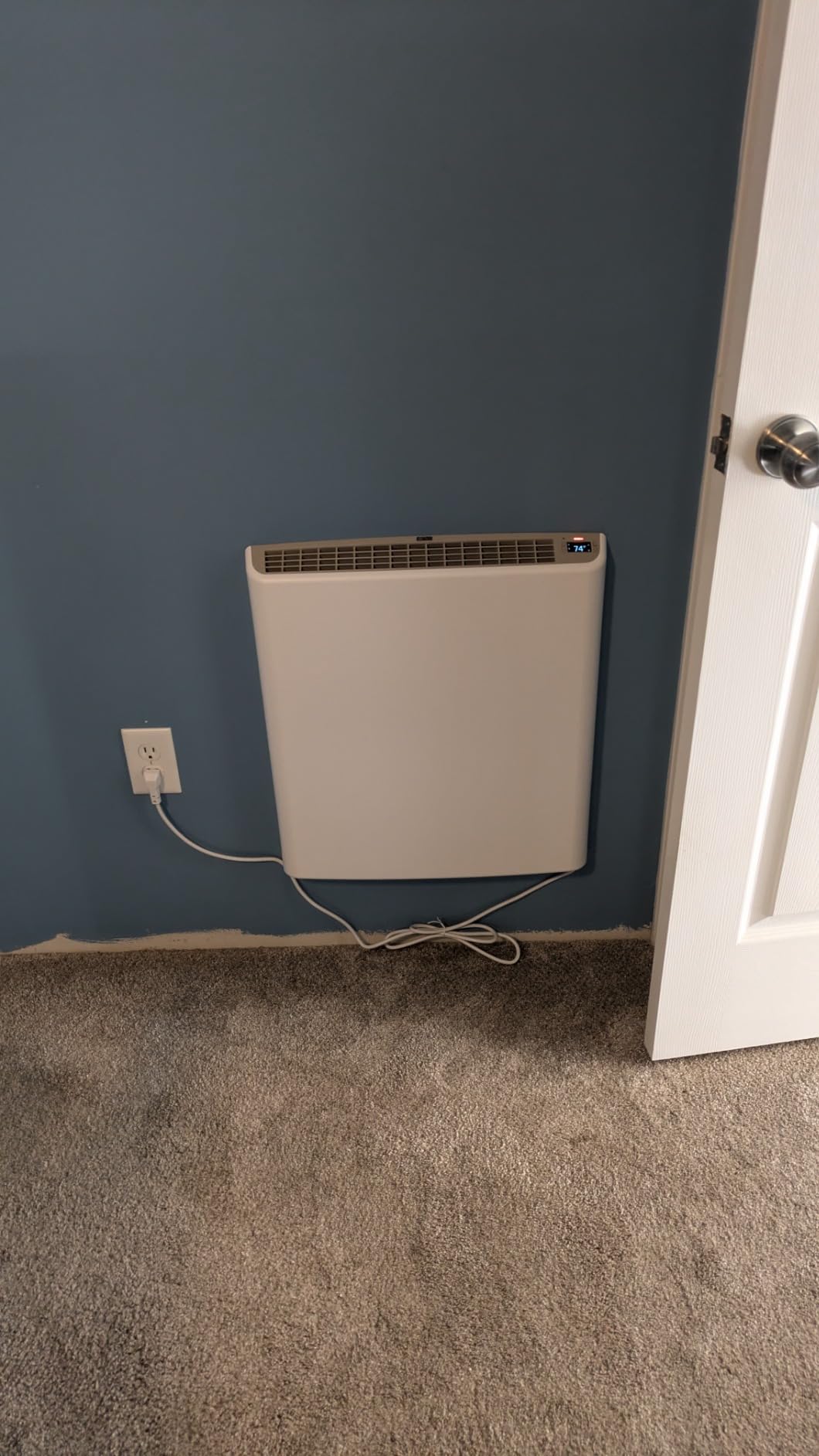 Smart Envi Wi-fi Plug-in Electric Wall Heater - Energy Efficient Smart Heaters for Indoor Use - App Controlled Electric Heater with Thermal Shut Off Switch - Compatible with Alexa & Google Home customer photo 1