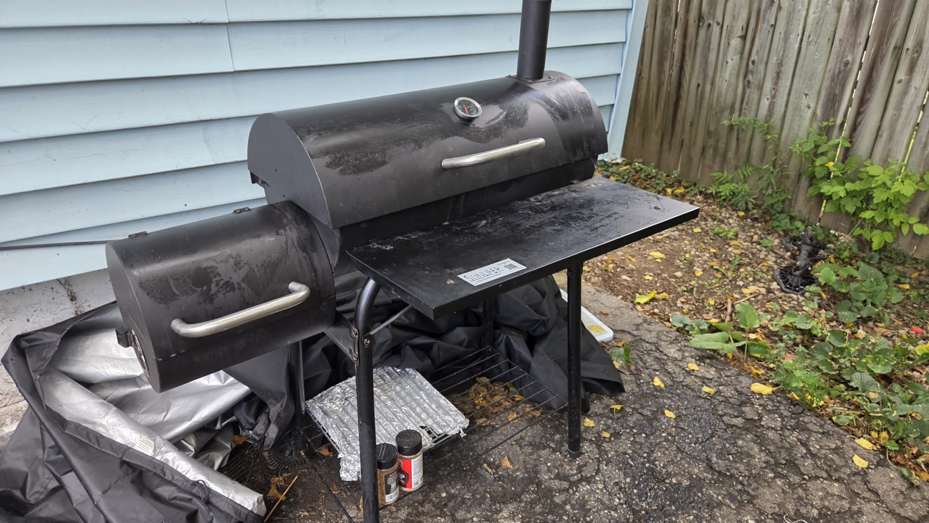 Charcoal Grill Offset Smoker: Charcoal Barbecue Grills customer photo 2