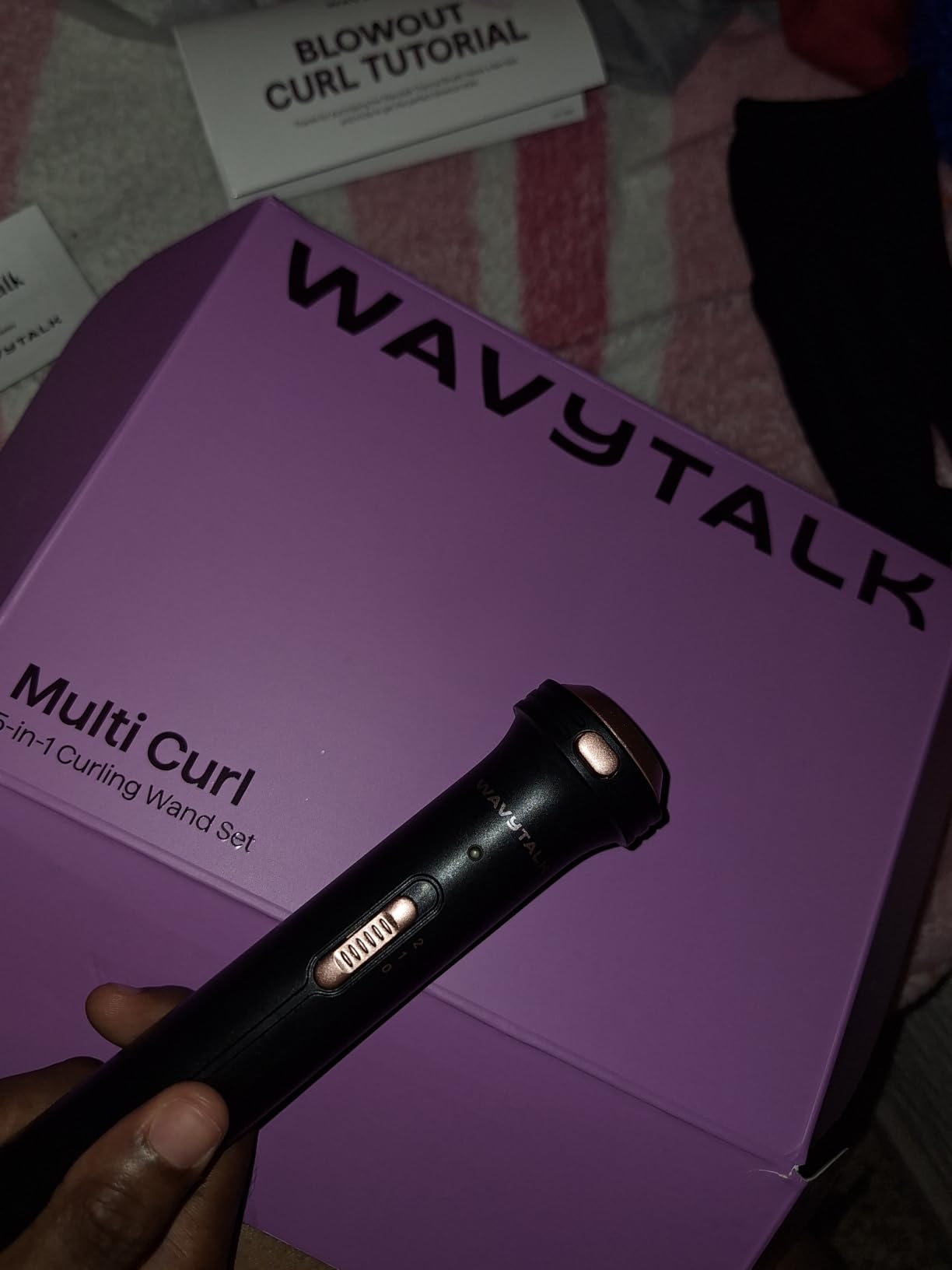 Wavytalk 5 in 1 Curling Iron with Thermal Brush,Flat Iron,Versatile Styling customer photo 2