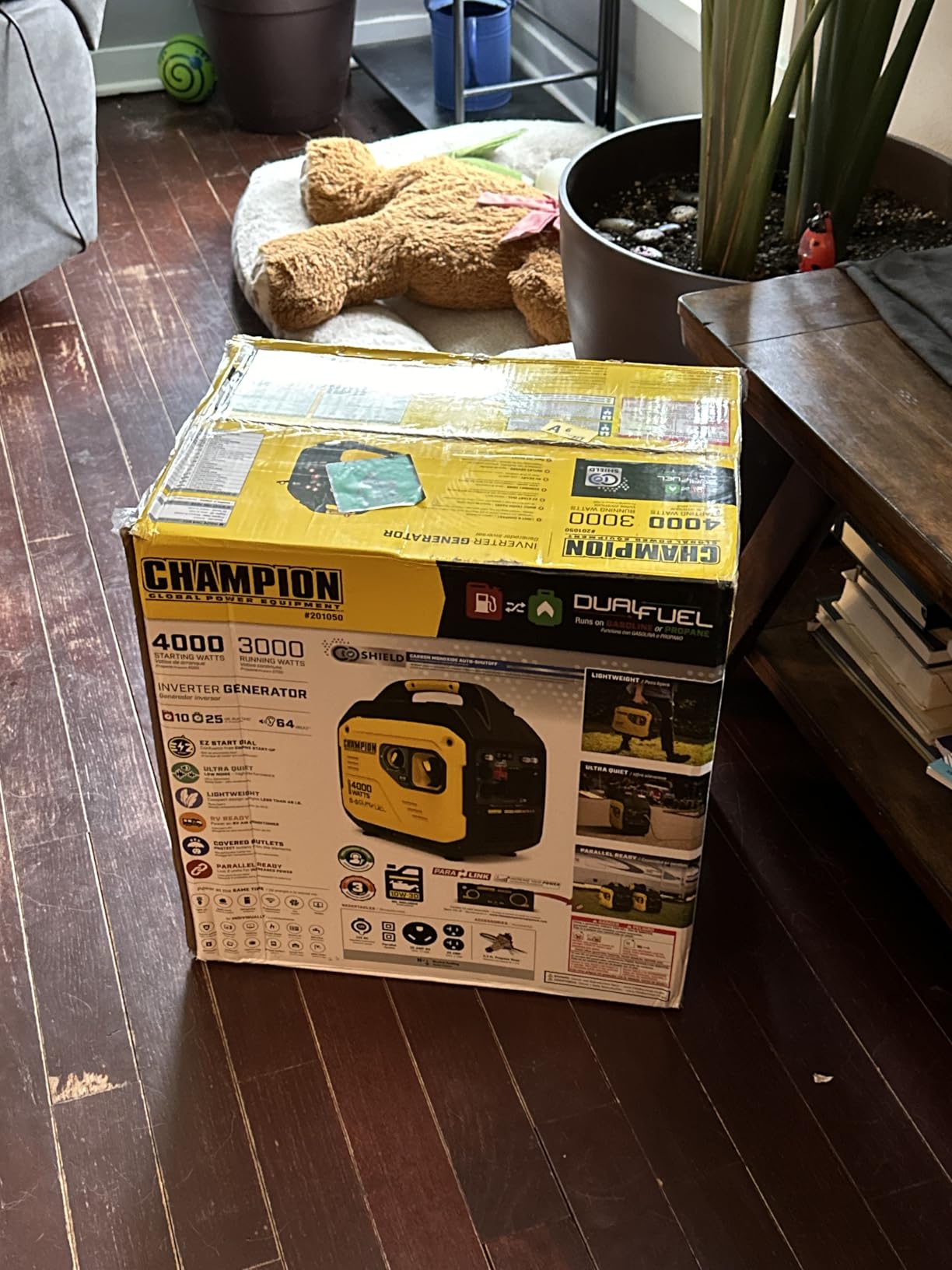 Champion Power Equipment 4000-Watt Dual Fuel RV Ready Portable Inverter Generator with Quiet Technology and Free 3-Year Warranty customer photo 1