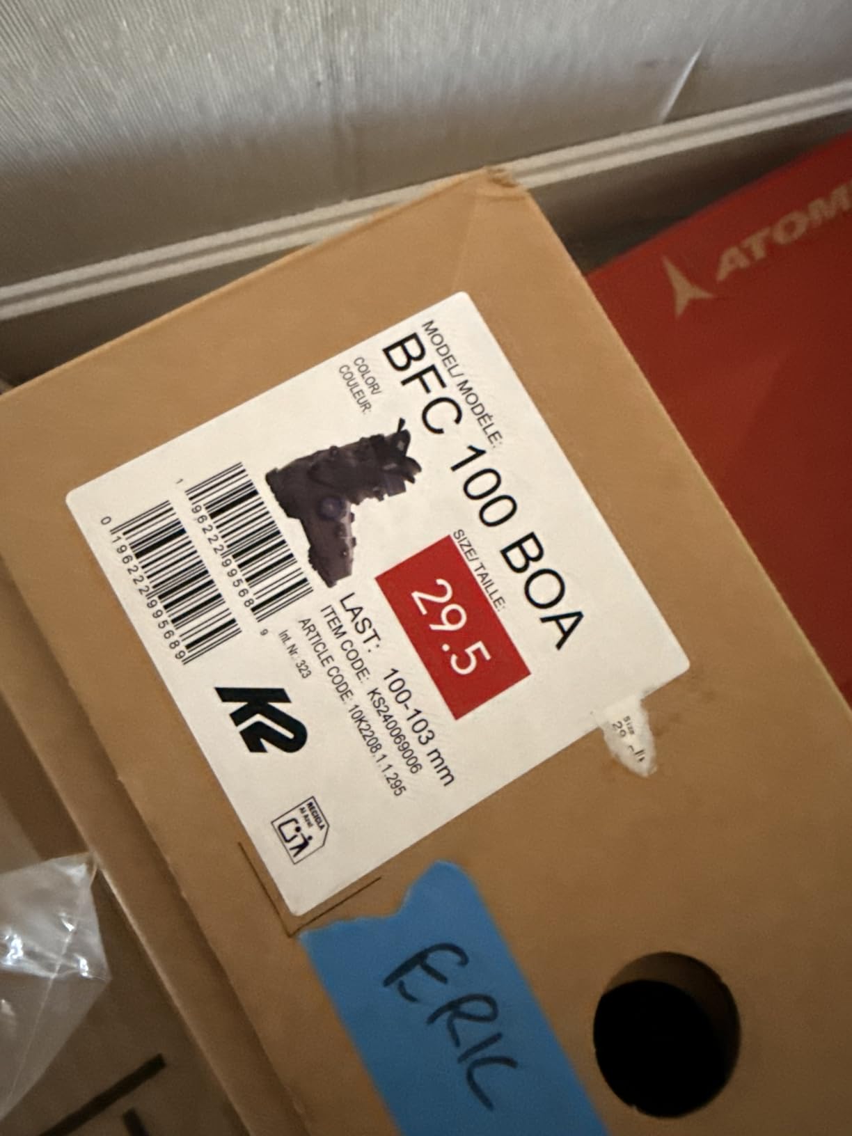 K2 BFC 100 BOA Men's Ski Boots customer photo 2