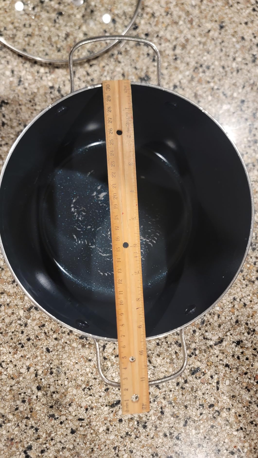 Blue Diamond 8QT Diamond Infused Ceramic Nonstick Stockpot with Lid, Blue customer photo 2