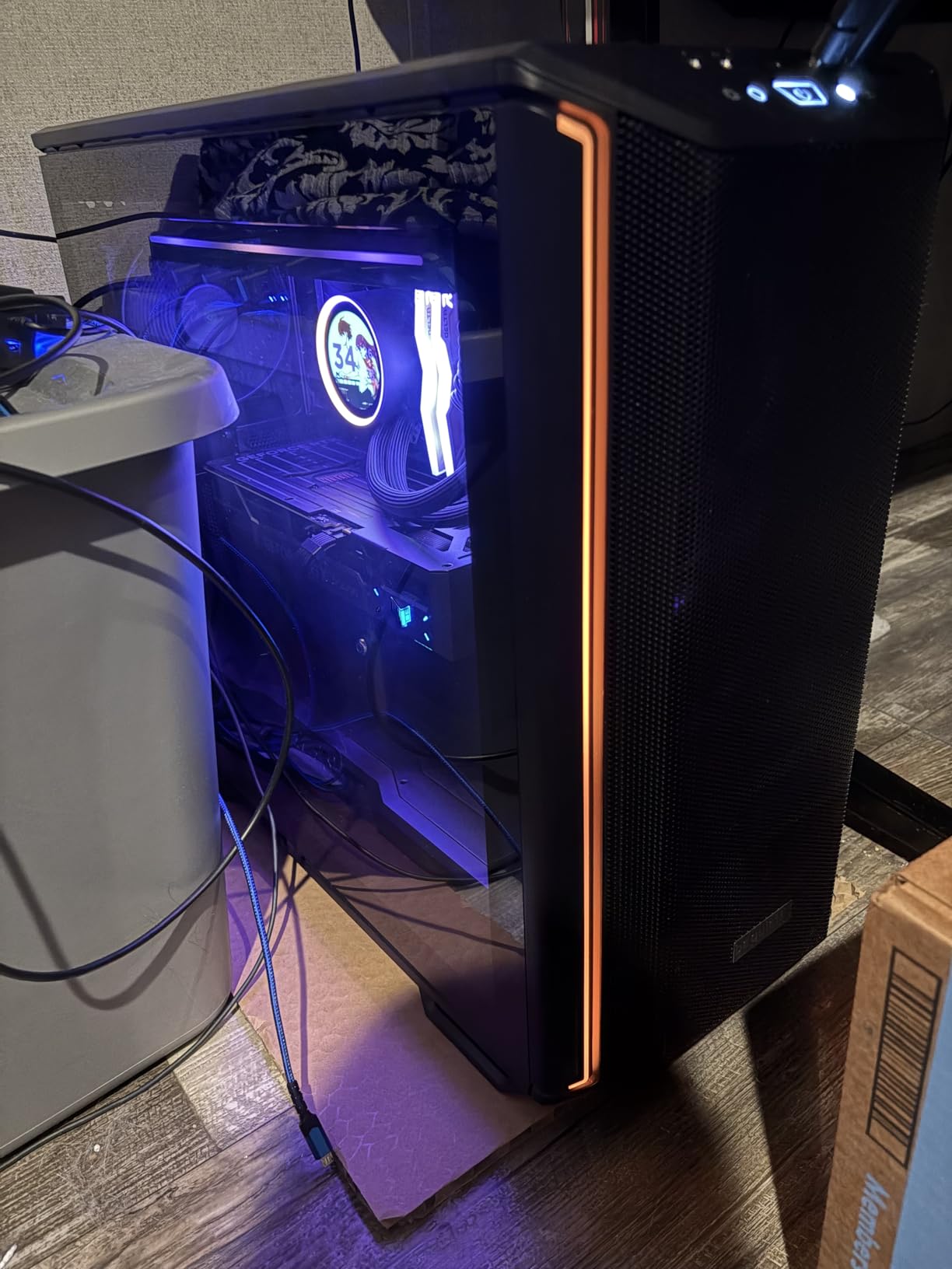 NZXT Kraken Elite 360 RGB - 360mm AIO CPU Cooler, LCD - Black | 360mm RGB AIO with 2.36-inch LCD and F360 RGB Core fan. Flagship display cooling with synced RGB via CAM. customer photo 1