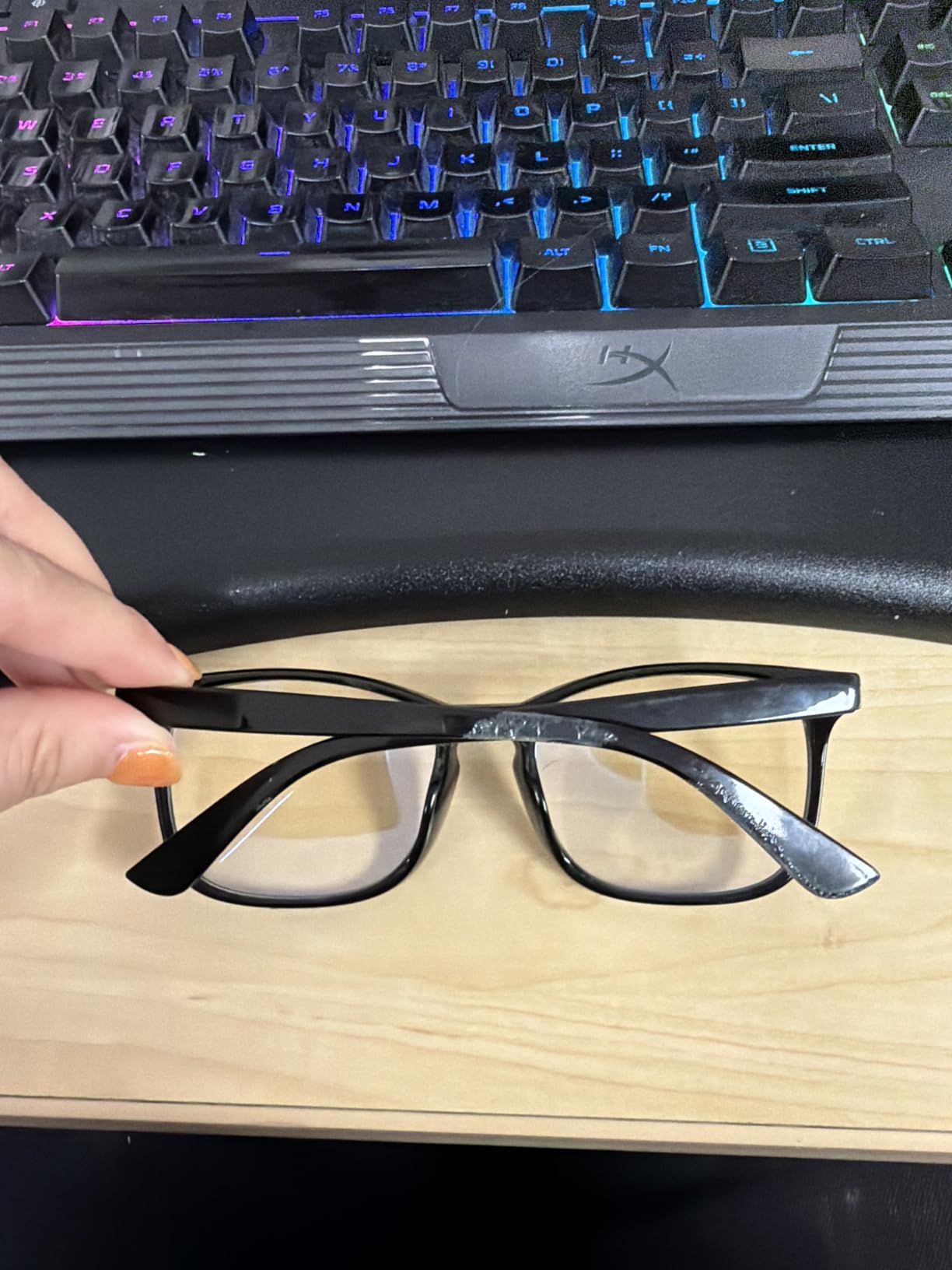 livho High Tech Blue Light Blocking Gaming Glasses customer photo 1