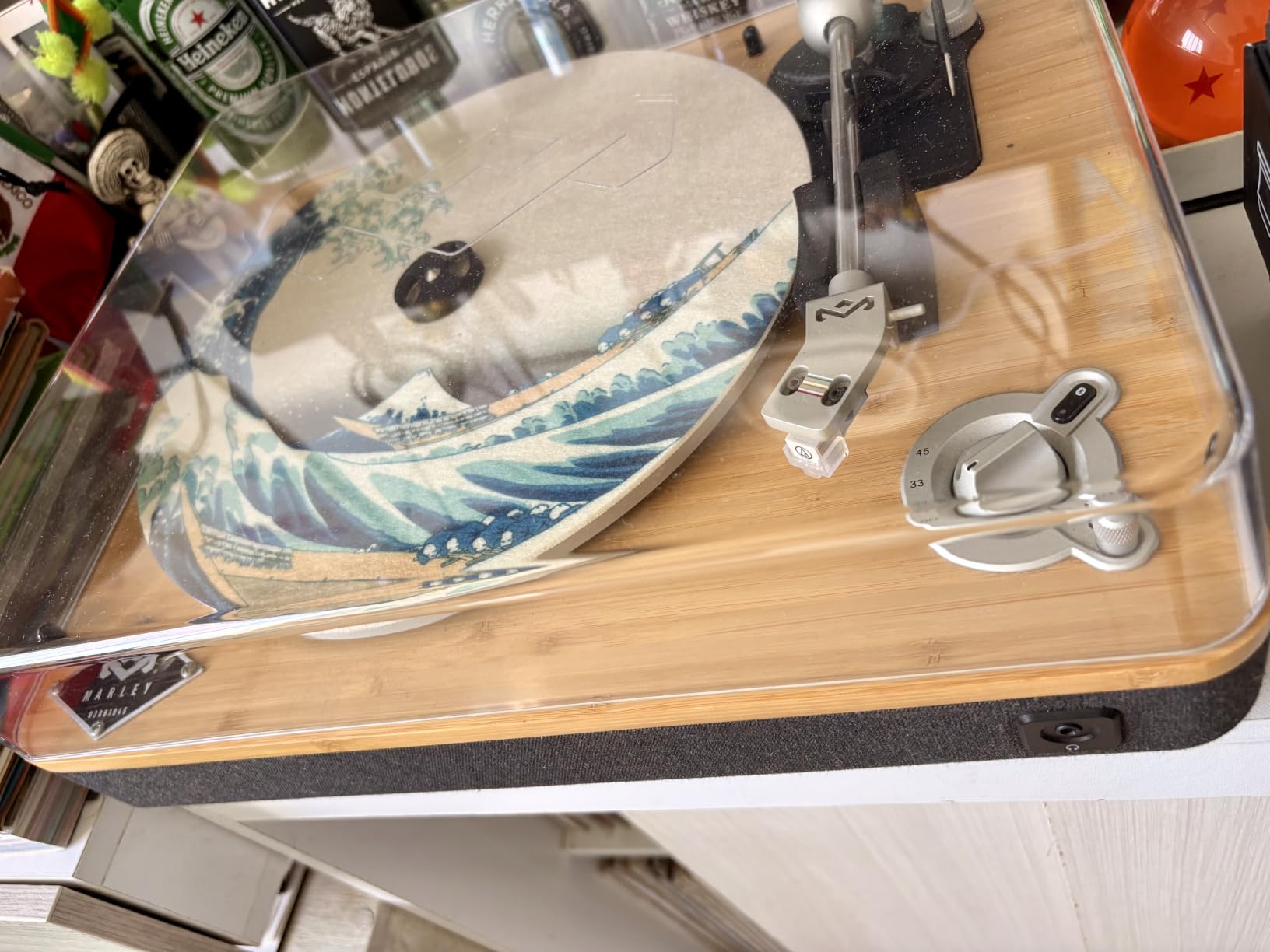 House of Marley Turntable Dust Cover – Eco-Friendly, Made from Recycled Plastic, Durable Protection, Compatible with Stir it Up & Simmer Down Series customer photo 2