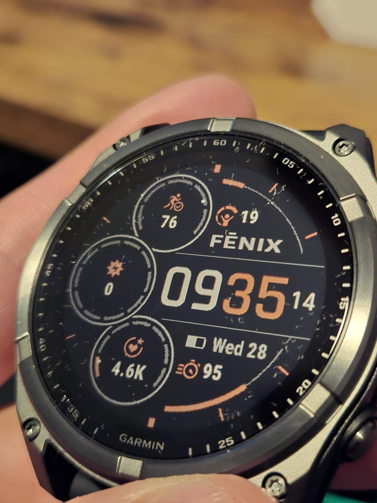Garmin fēnix® 8 Solar, Sapphire, 51mm, DLC Titanium, Black/Pebble Gray customer photo 2