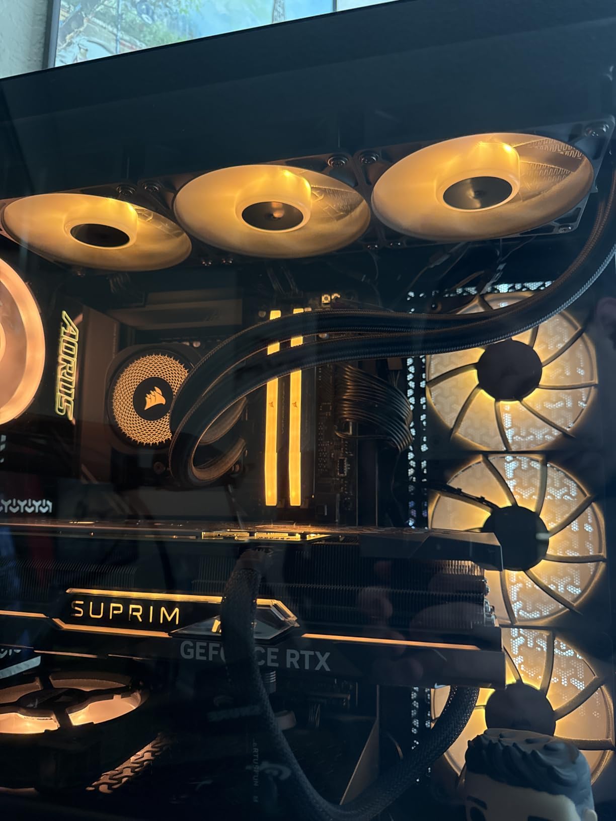 CORSAIR Nautilus 360 RS ARGB Liquid CPU Cooler – 360mm AIO – Low-Noise – Direct Motherboard Connection – Daisy-Chain – Intel LGA 1851/1700, AMD AM5/AM4 – 3X RS120 ARGB Fans Included – Black customer photo 1