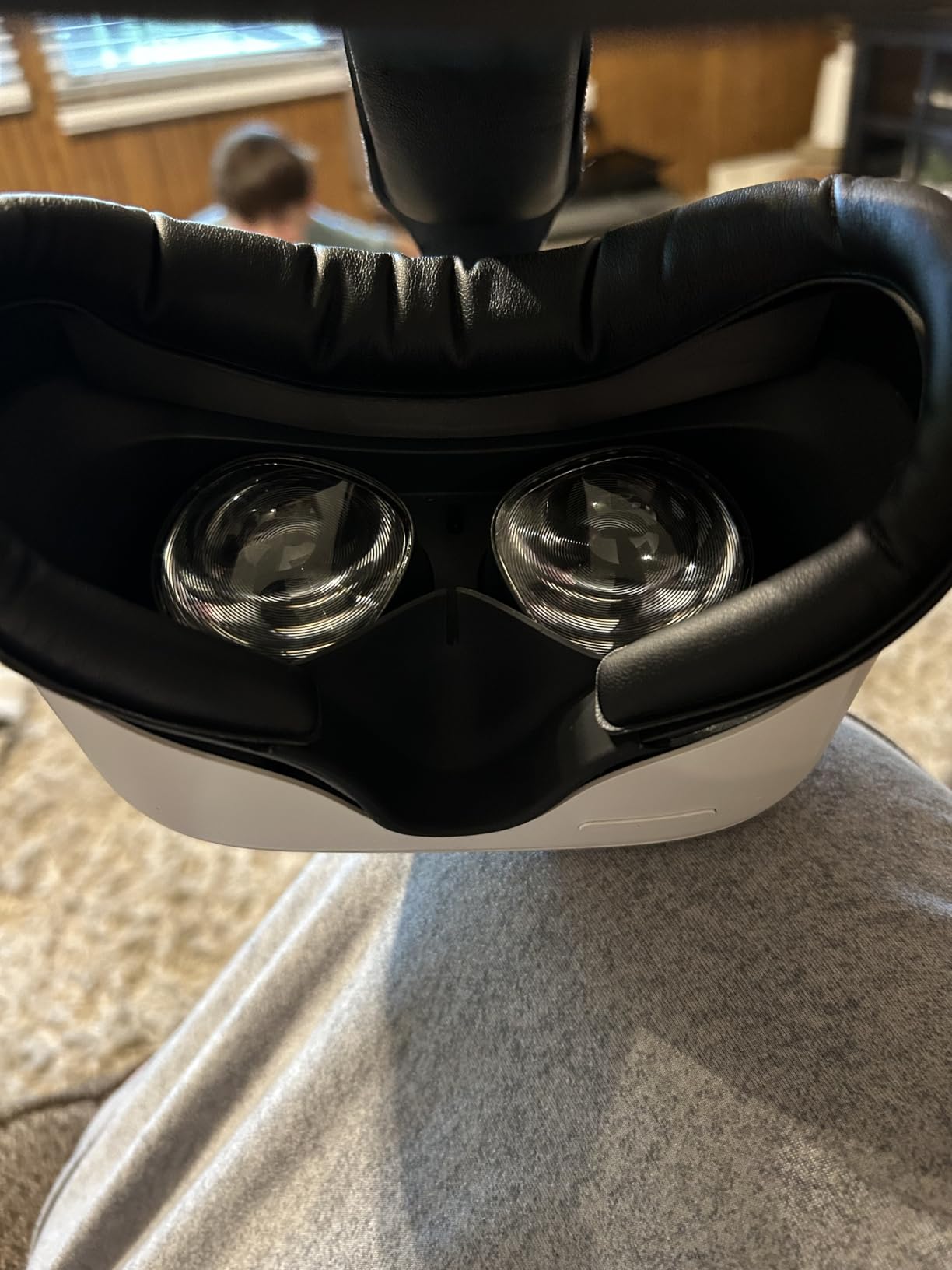 VZNEK New Face Cover Pad for Oculus Quest 2, Sweatproof PU Leather Facial Interface & Face Cushion Pad - VR Accessories for Meta Quest 2, Ergonomical Design (Q2MZ) customer photo 2