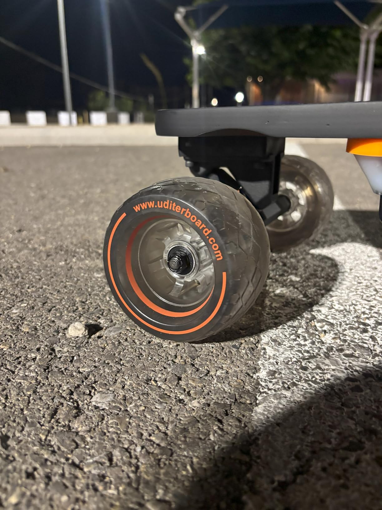 UDITER(S3/Pixel/Mini) Electric Skateboard, Full-Screen Deck & Swap-Battery | 24/12 Miles Max Range, Dual 600W Hub-Motors with 4 modes, 105*65mm PU Wheels, Smooth Braking, 330lb Max Load, UL-Certified customer photo 1