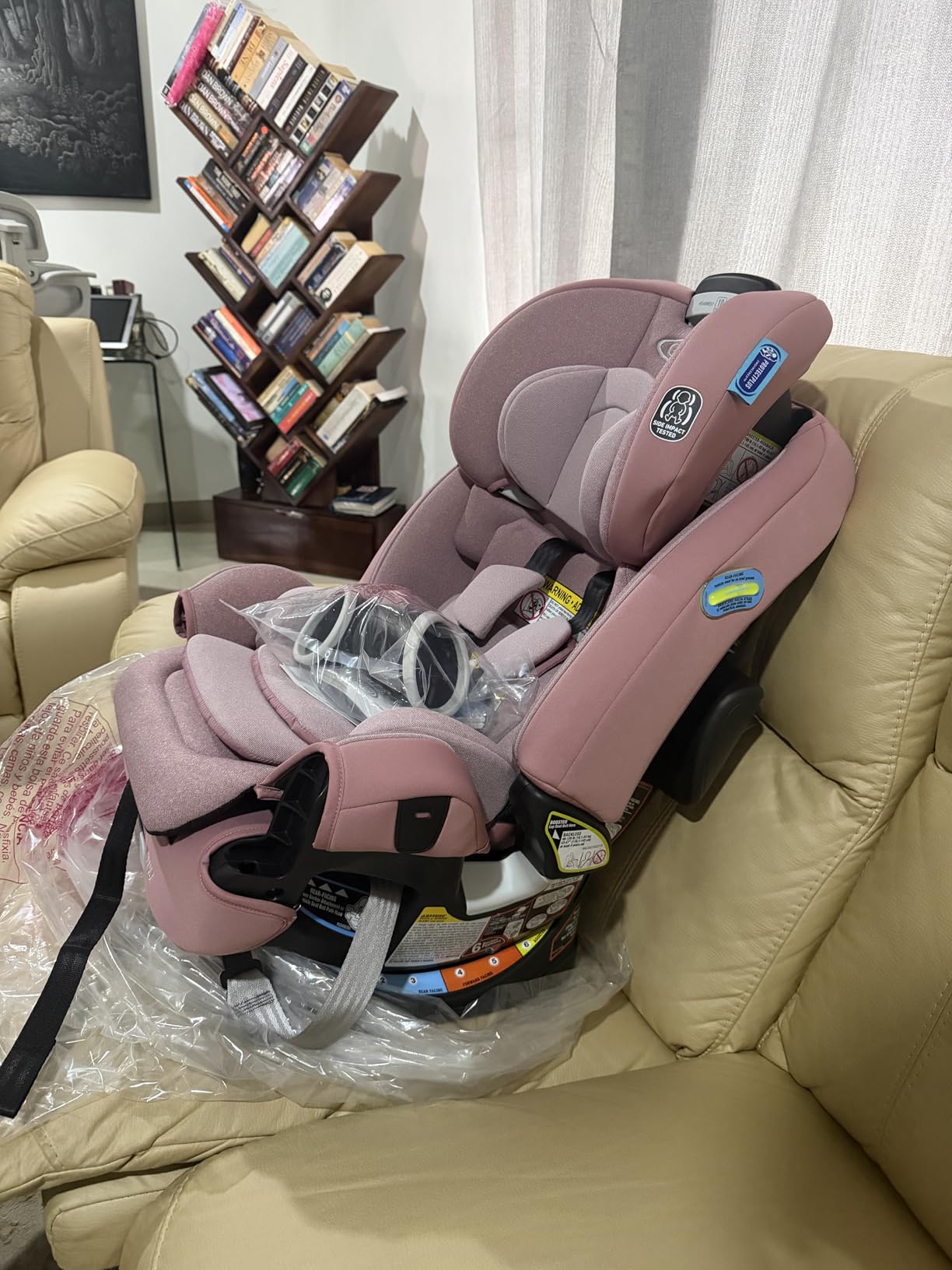 Graco 4Ever DLX 4-in-1 Convertible Car Seat, Charlie customer photo 2