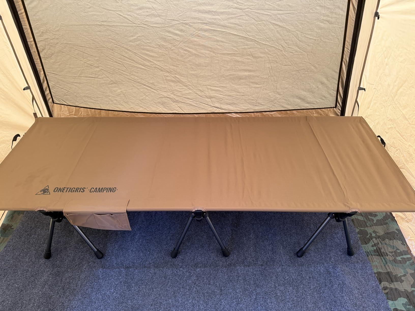 ONETIGRIS SUPRANUBIS Camping Cot, High/Low Options, Sturdy Support 330lbs customer photo 2