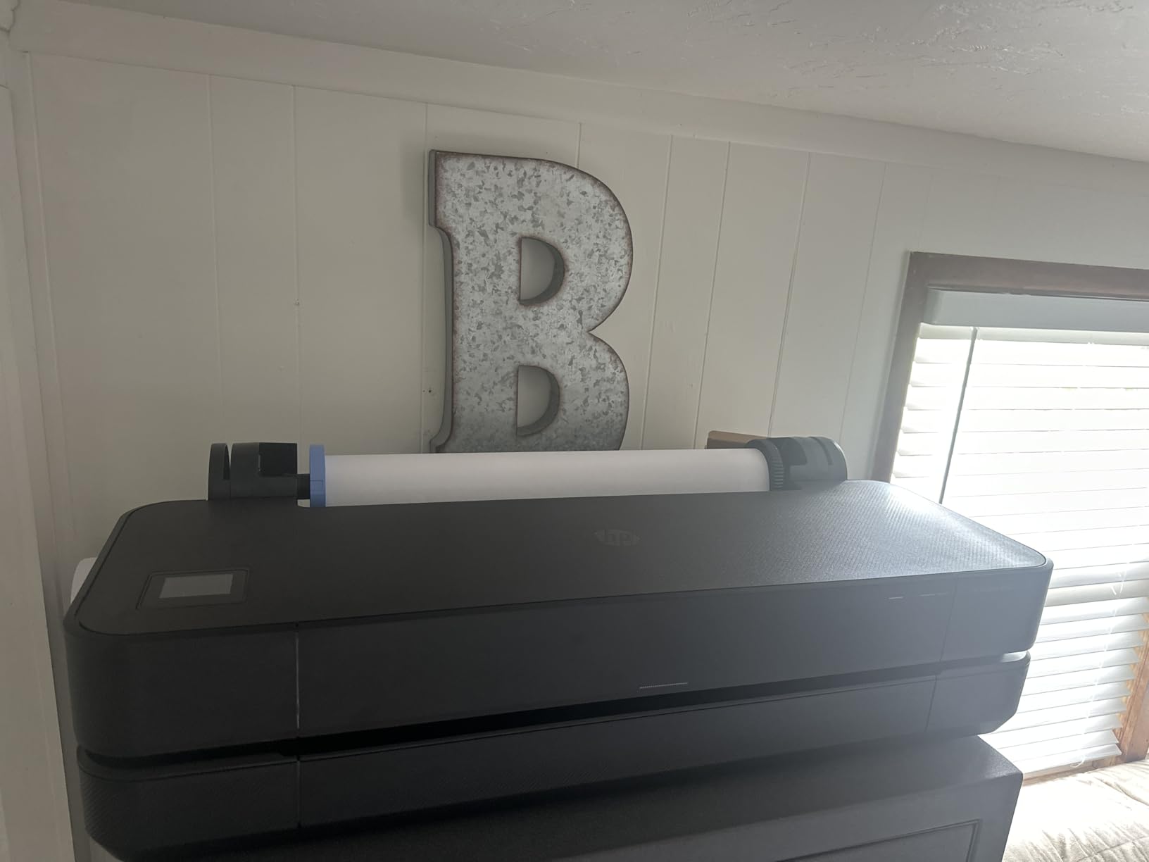 HP DesignJet T210 Large Format 24-inch Plotter Printer, for Easy CAD & Poster Prints (8AG32D) customer photo 1