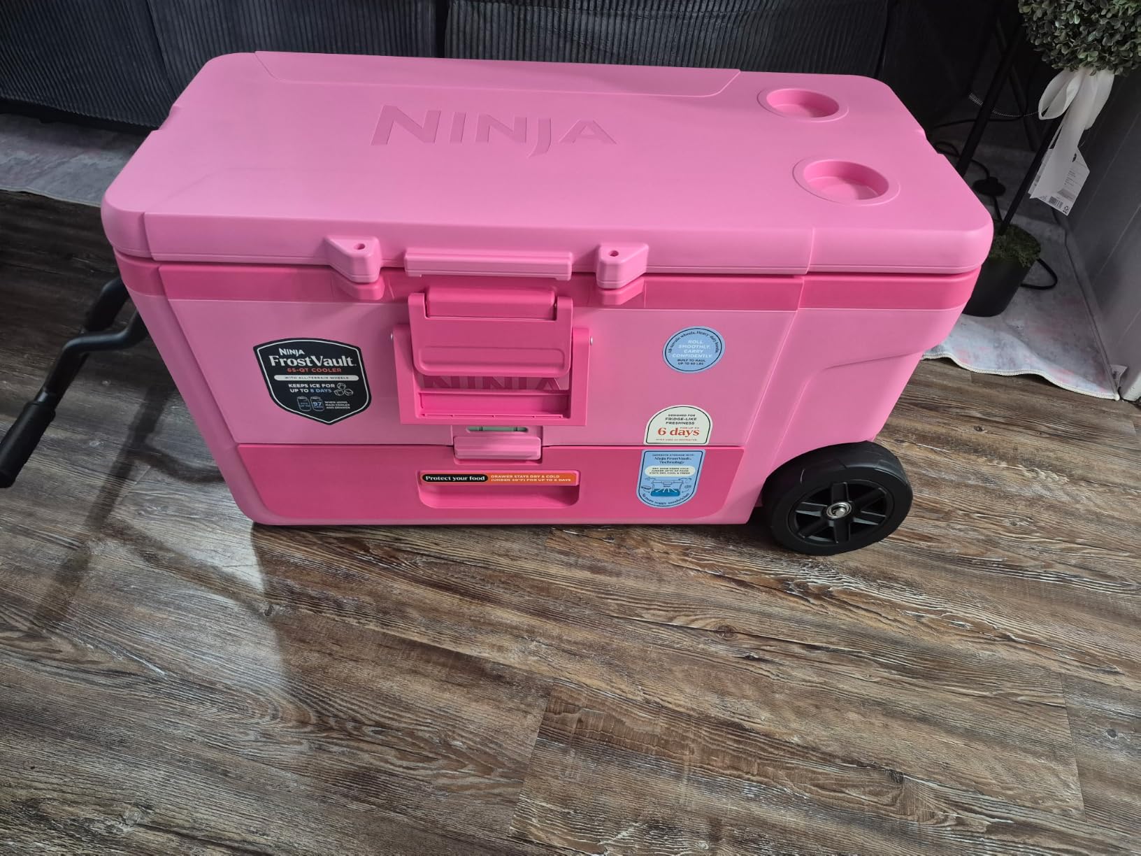Ninja FrostVault™ 45qt Cooler with Wheels, Dry Storage, Lakeshore Blue customer photo 1