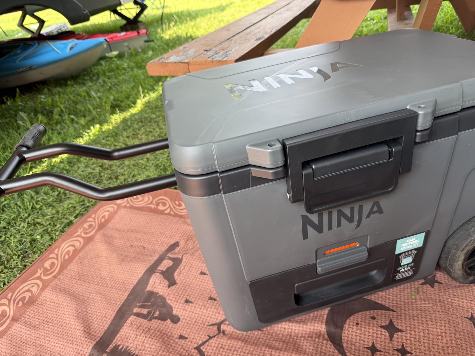 Ninja FrostVault™ 45qt Cooler with Wheels, Dry Storage, Lakeshore Blue customer photo 2