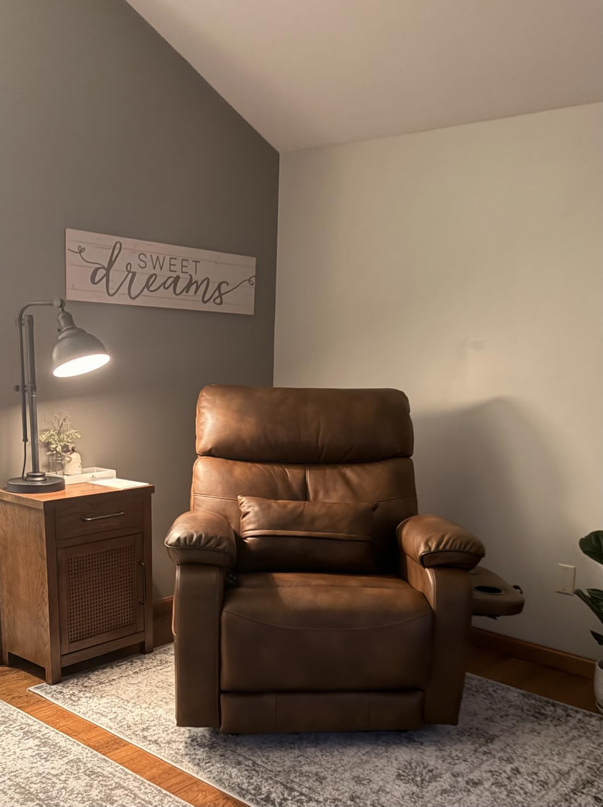 Dual Motor Power Lift Recliner Chair for Adult & Elderly, Leather, Beige customer photo 2