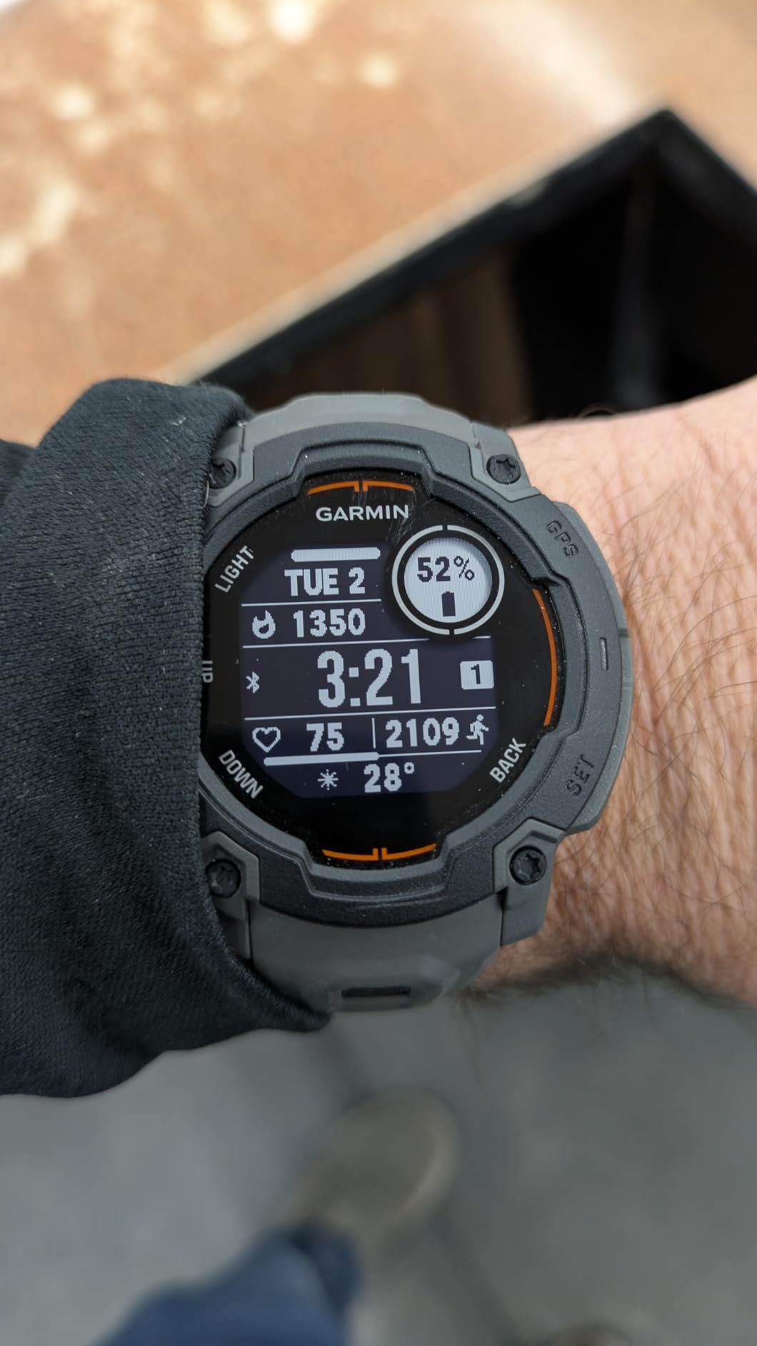 Garmin Instinct® E, Rugged GPS Smartwatch, 45mm, Charcoal | Rugged Design, Essential Health & Wellness Features, Built-In Sports Apps, Navigation Features customer photo 1