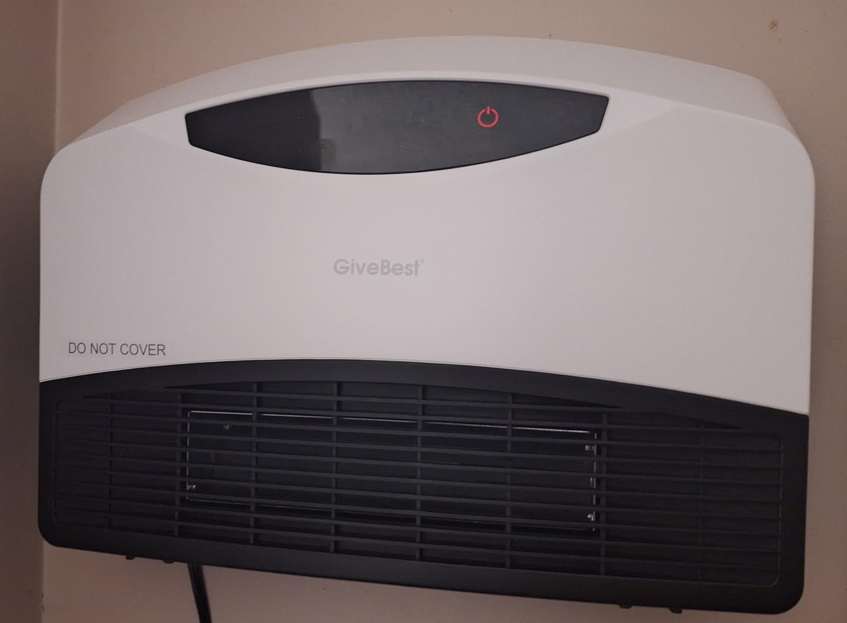 GiveBest Smart Wall Heater, 1500W Portable Heaters for Indoor Use customer photo 1