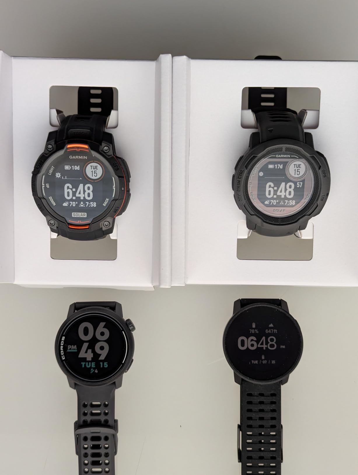 Garmin Instinct® 3 Solar, Rugged GPS Smartwatch, 45mm, Black customer photo 2