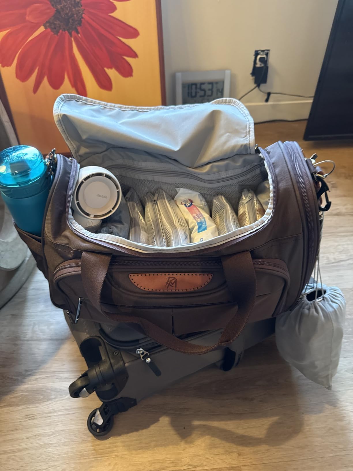 Hanke Small Underseat Carry On Luggage Bags for Travel with 10 Pockets. customer photo 2
