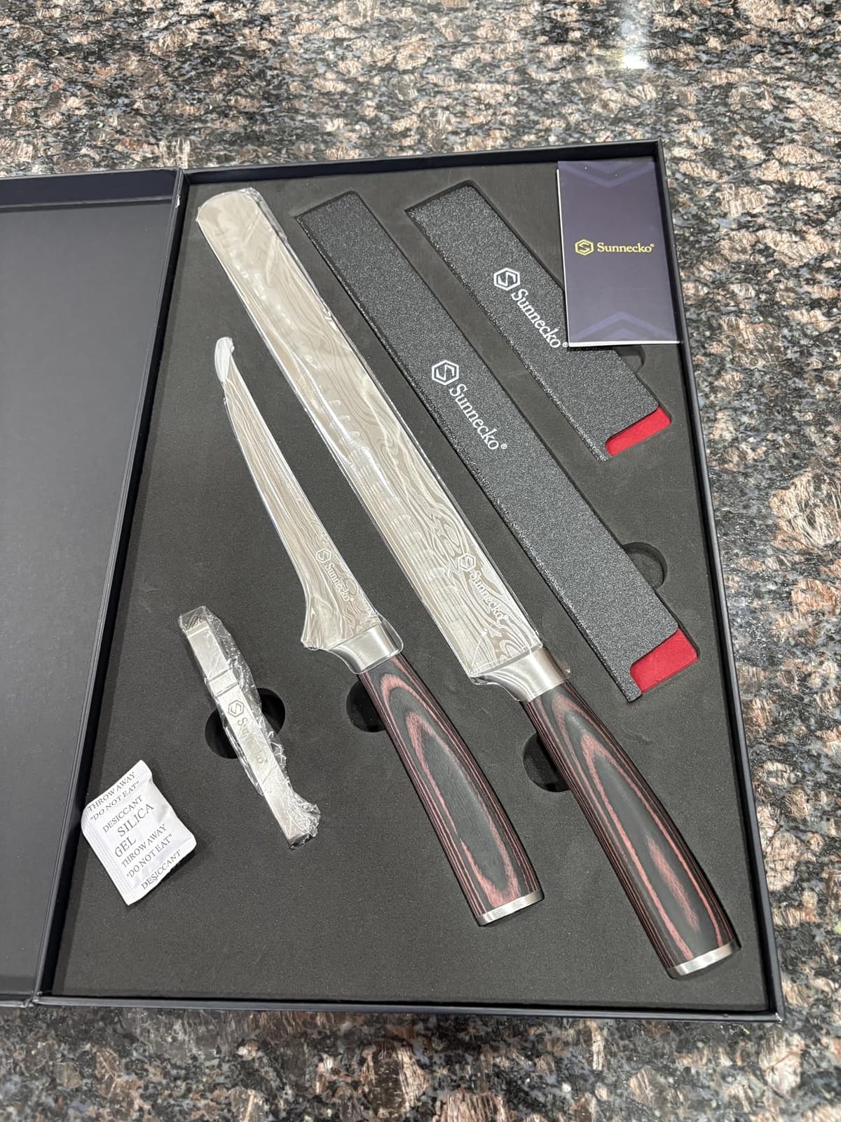 Sunnecko BBQ Carving Knife Set,Slicing and Boning Knife for Meat Cutting customer photo 1