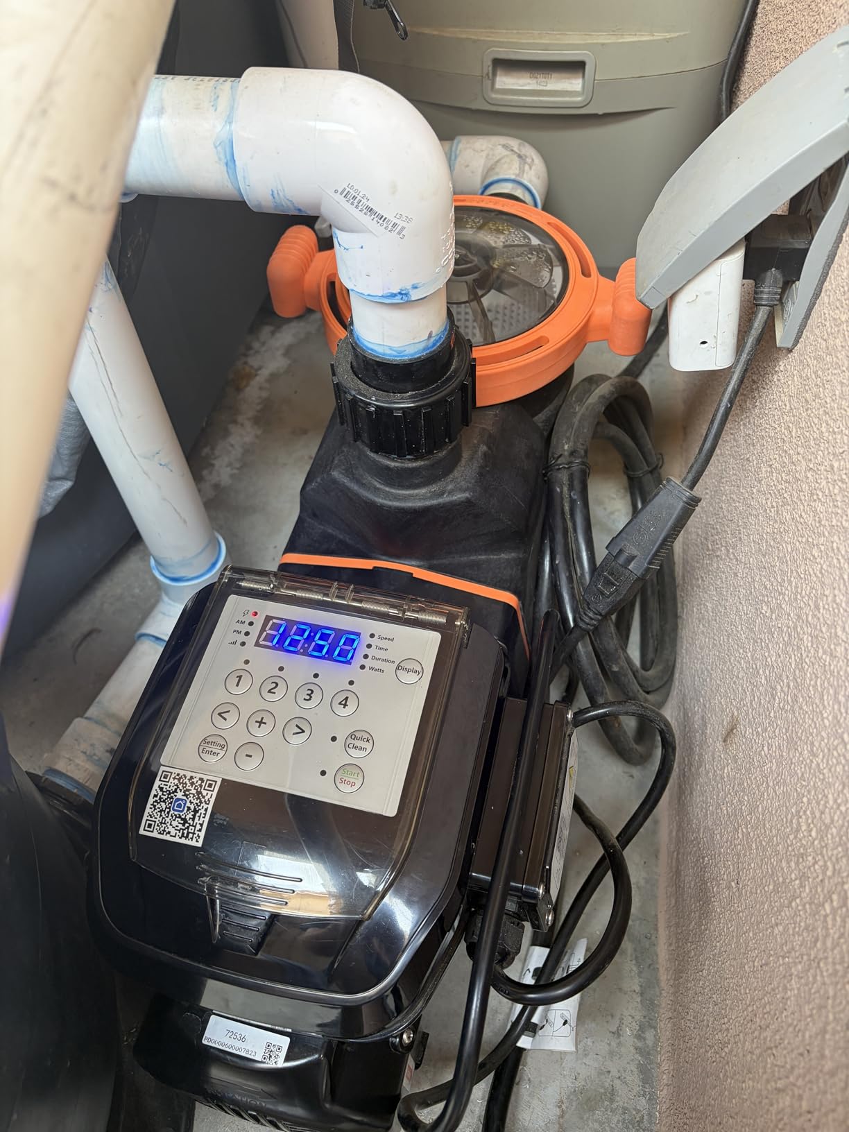 1.5 HP Variable Speed Pool Pump for Inground and Above Ground Pools, 5070 GPH Self-Priming Pump with App&Digital Control Panel, Dual Voltage 115V/230V, Programmable 1000-3450 RPM customer photo 2