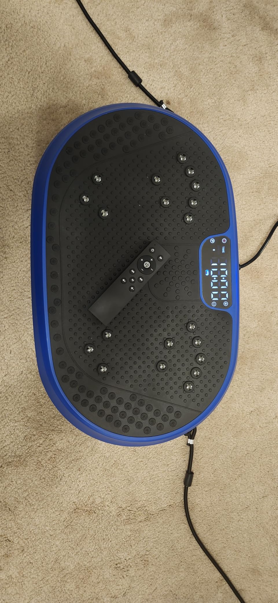 HVX Vibration Plate Exercise Machine 450 lbs Capacity Lymphatic Drainage customer photo 1