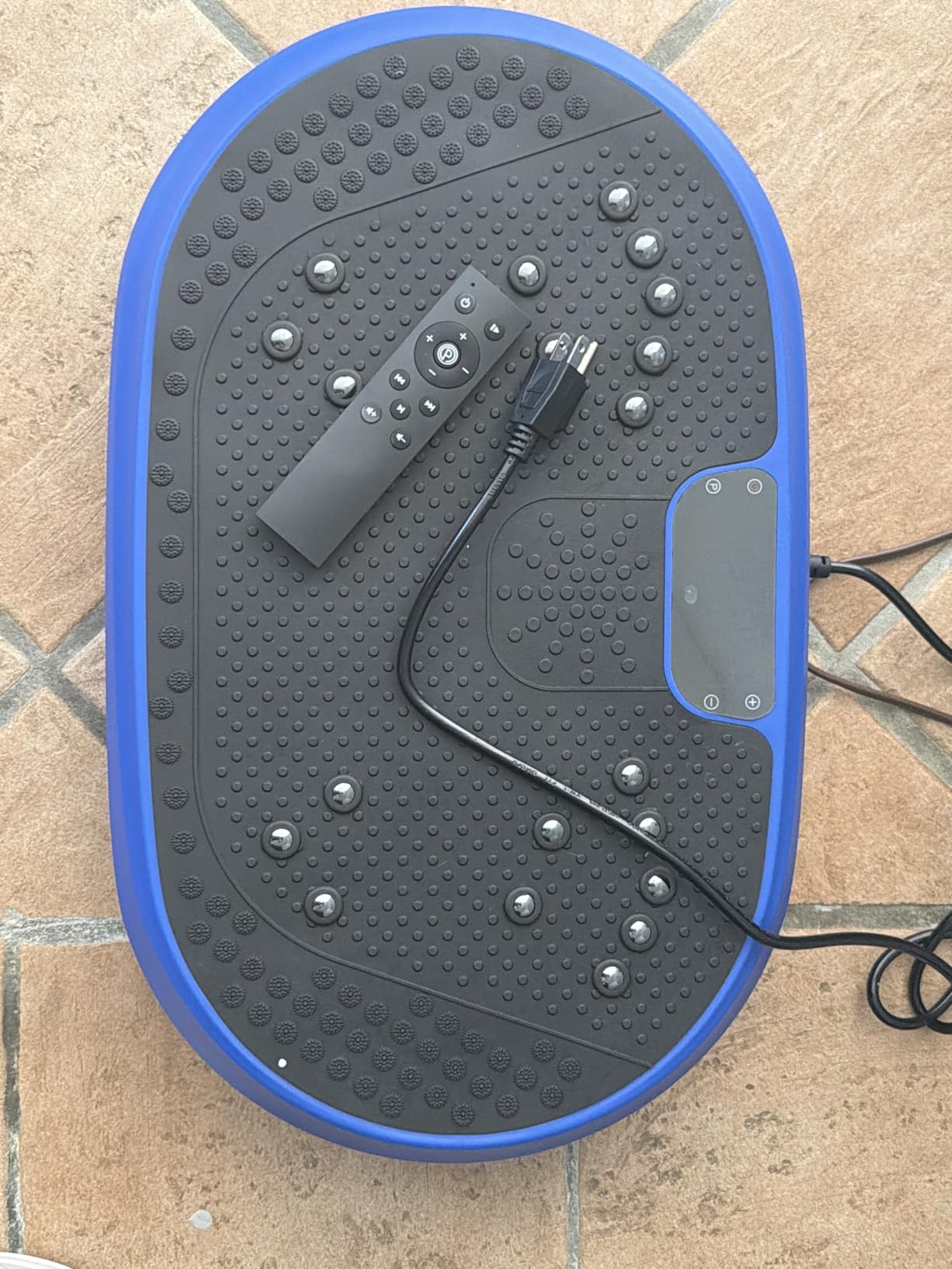 HVX Vibration Plate Exercise Machine 450 lbs Capacity Lymphatic Drainage customer photo 2
