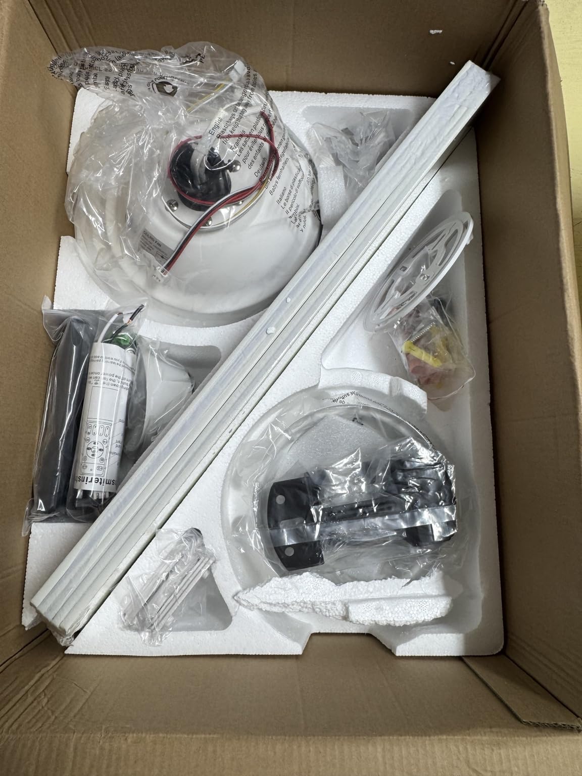 OJX 52 Inch Ceiling Fans with Lights and Remote/APP Control customer photo 2