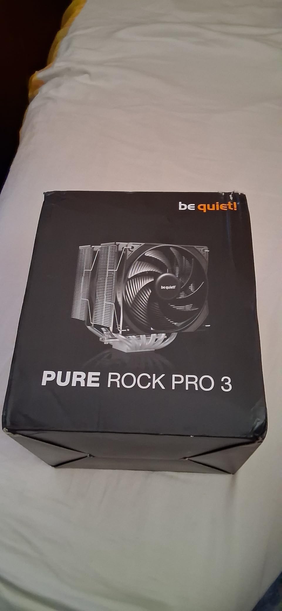 be quiet! Pure Rock Pro 3 Black CPU Air Cooler | 6 High Performance 6mm Heat Pipes with HDT Technology | 120mm Quiet PWM Fan | AMD:AM4 AM5/Intel LGA 1700/1150/1151/1200 | Black | BK042 customer photo 1