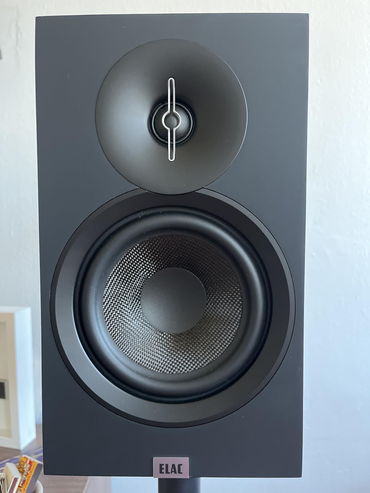 ELAC Debut 3.0 DB53-WN Bookshelf Speakers, Walnut (Pair) - 1